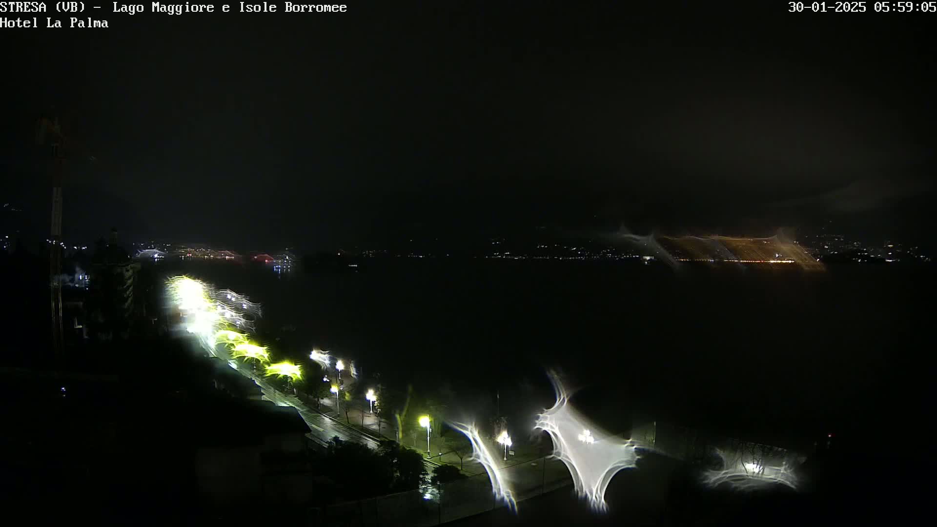 Stresa, Lake Maggiore & Borromean Islands Live Cam - Stresa, Piedmont, Italy