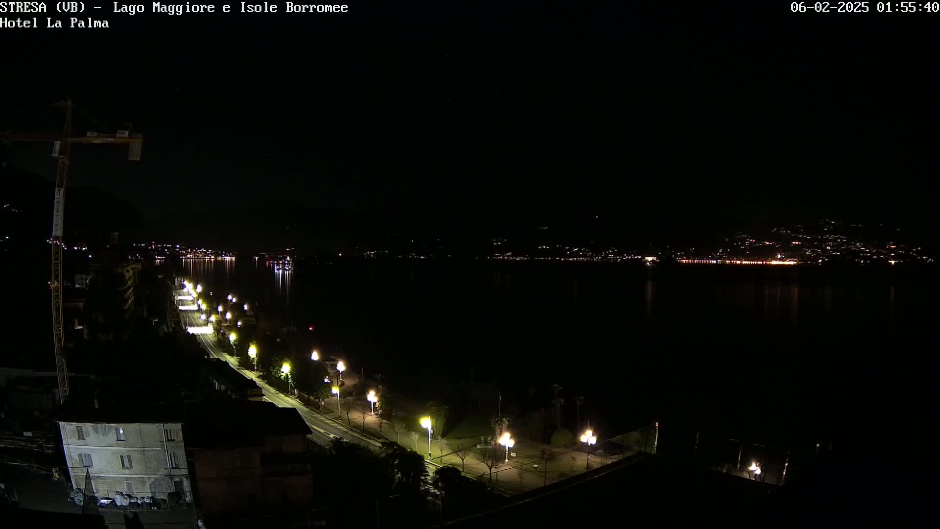 Stresa, Lake Maggiore & Borromean Islands Live Cam - Stresa, Piedmont, Italy