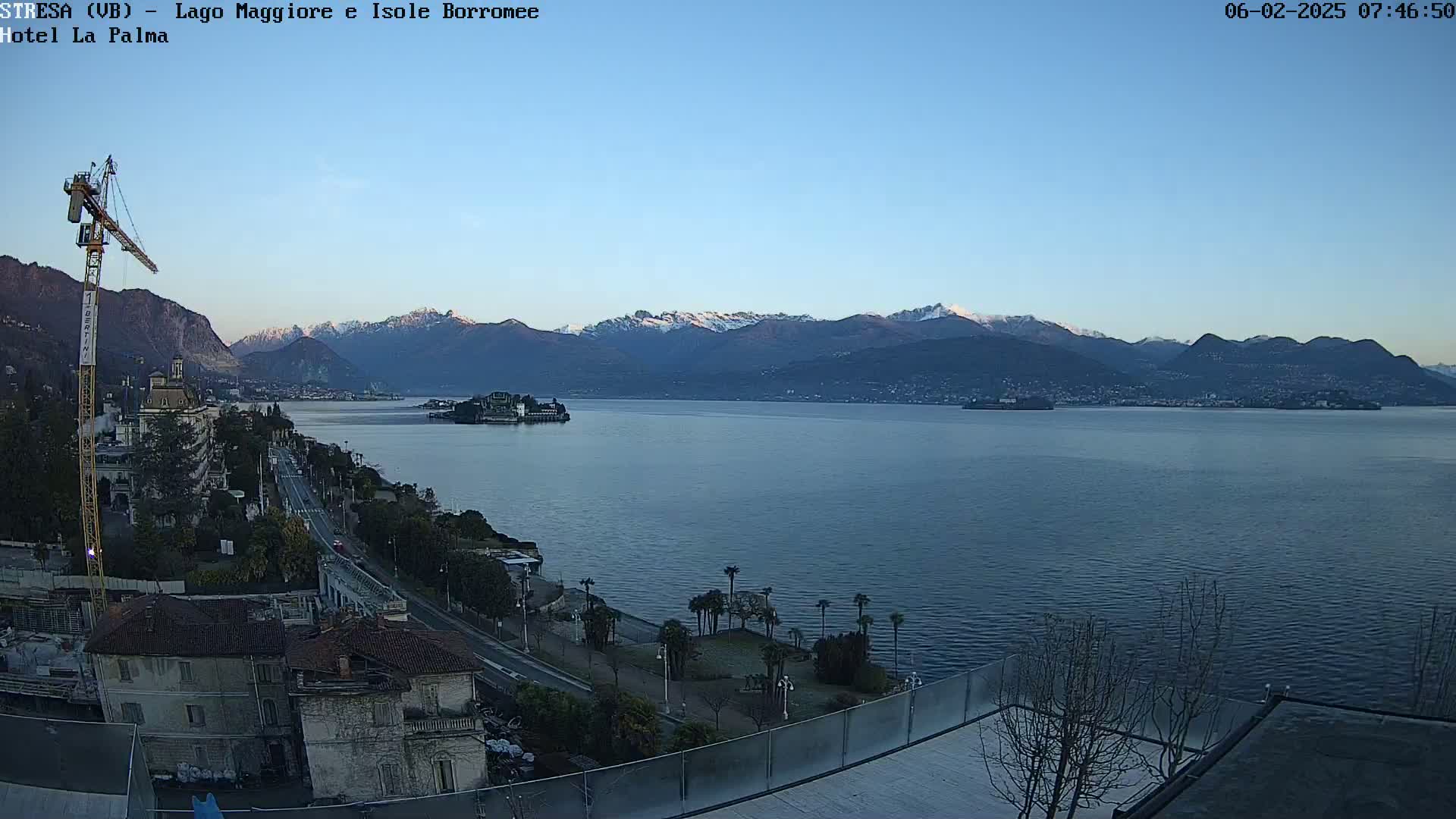Stresa, Lake Maggiore & Borromean Islands Live Cam - Stresa, Piedmont, Italy