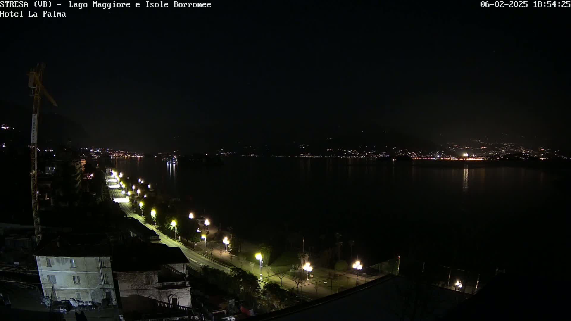 Stresa, Lake Maggiore & Borromean Islands Live Cam - Stresa, Piedmont, Italy