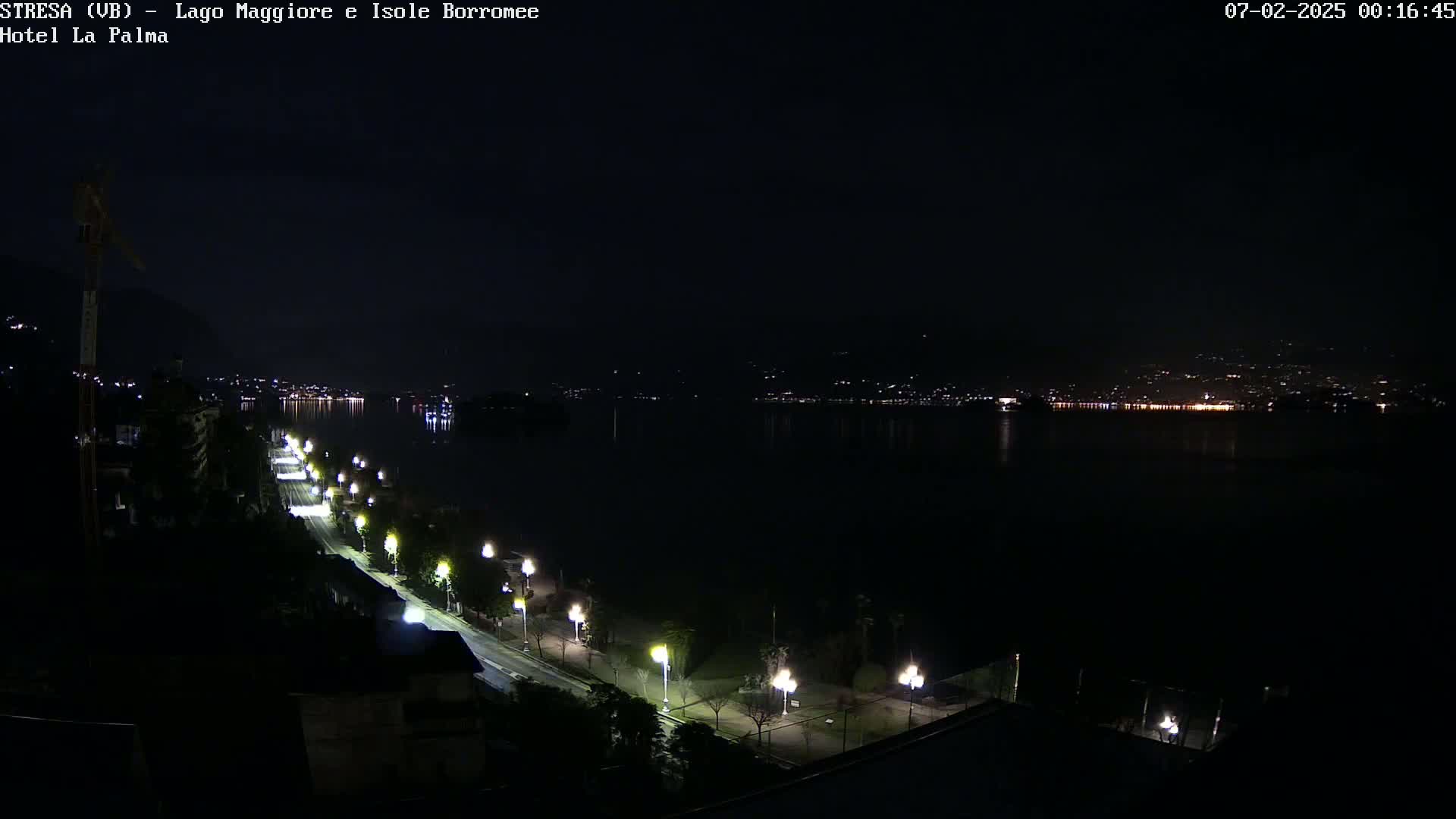 Stresa, Lake Maggiore & Borromean Islands Live Cam - Stresa, Piedmont, Italy