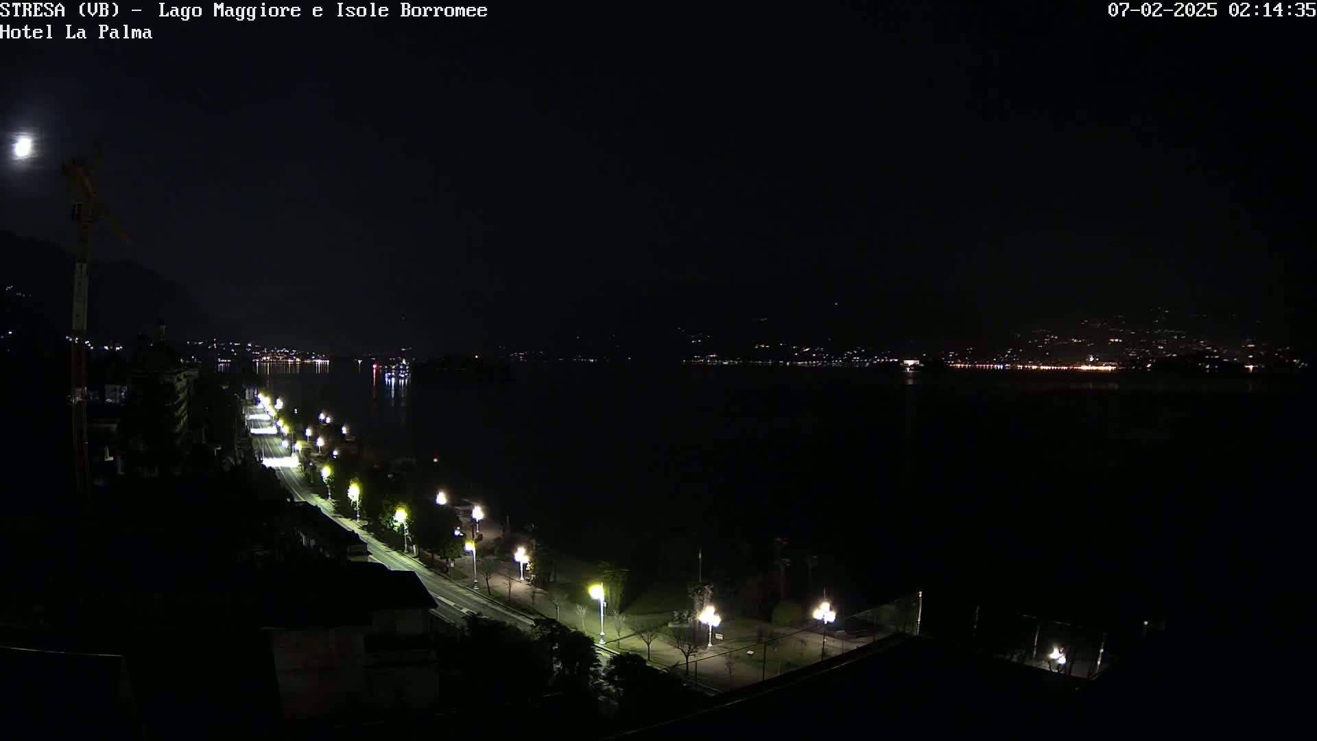 Stresa, Lake Maggiore & Borromean Islands Live Cam - Stresa, Piedmont, Italy