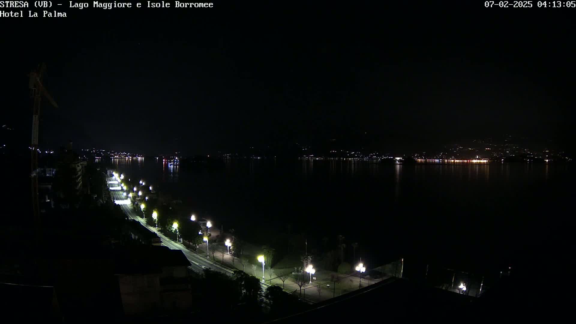 Stresa, Lake Maggiore & Borromean Islands Live Cam - Stresa, Piedmont, Italy
