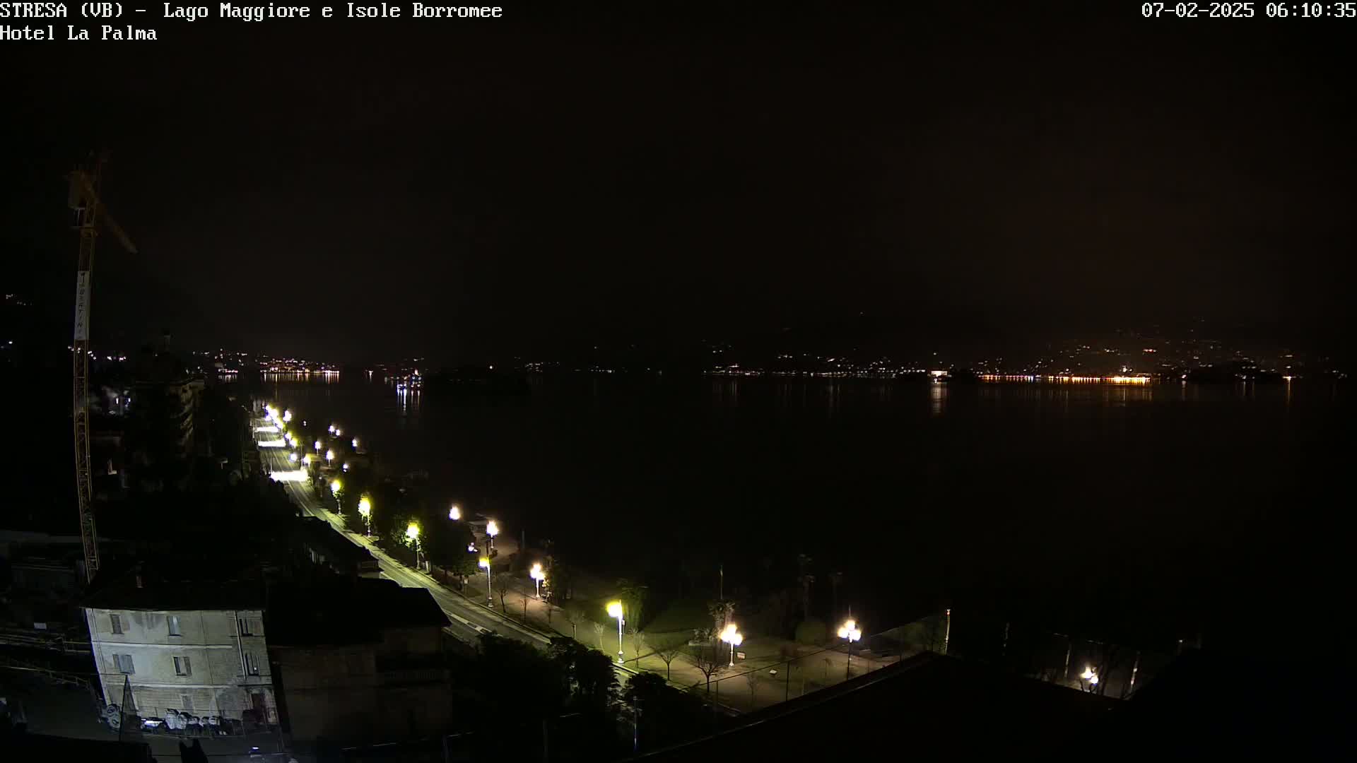 Stresa, Lake Maggiore & Borromean Islands Live Cam - Stresa, Piedmont, Italy