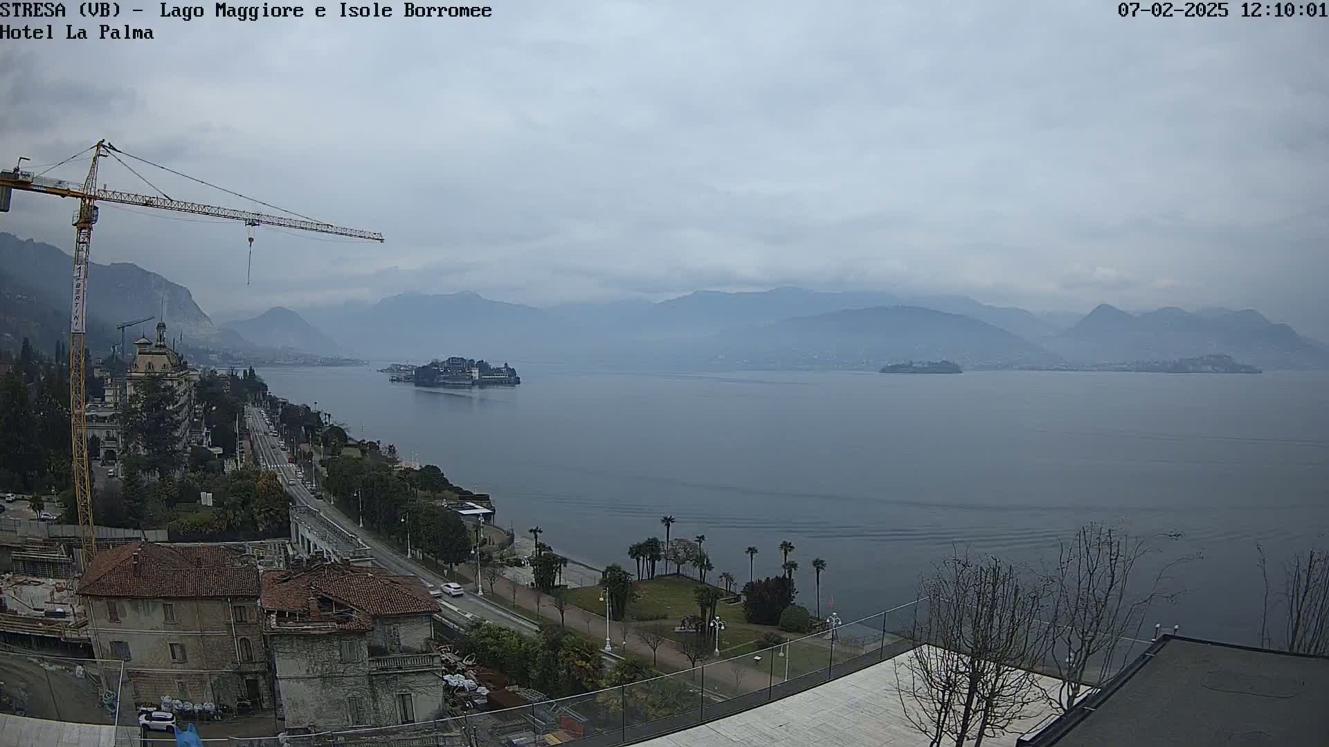 Stresa, Lake Maggiore & Borromean Islands Live Cam - Stresa, Piedmont, Italy