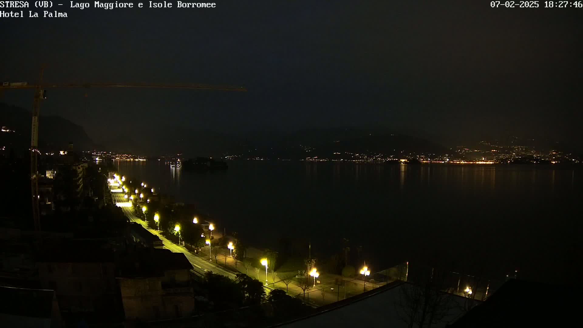 Stresa, Lake Maggiore & Borromean Islands Live Cam - Stresa, Piedmont, Italy