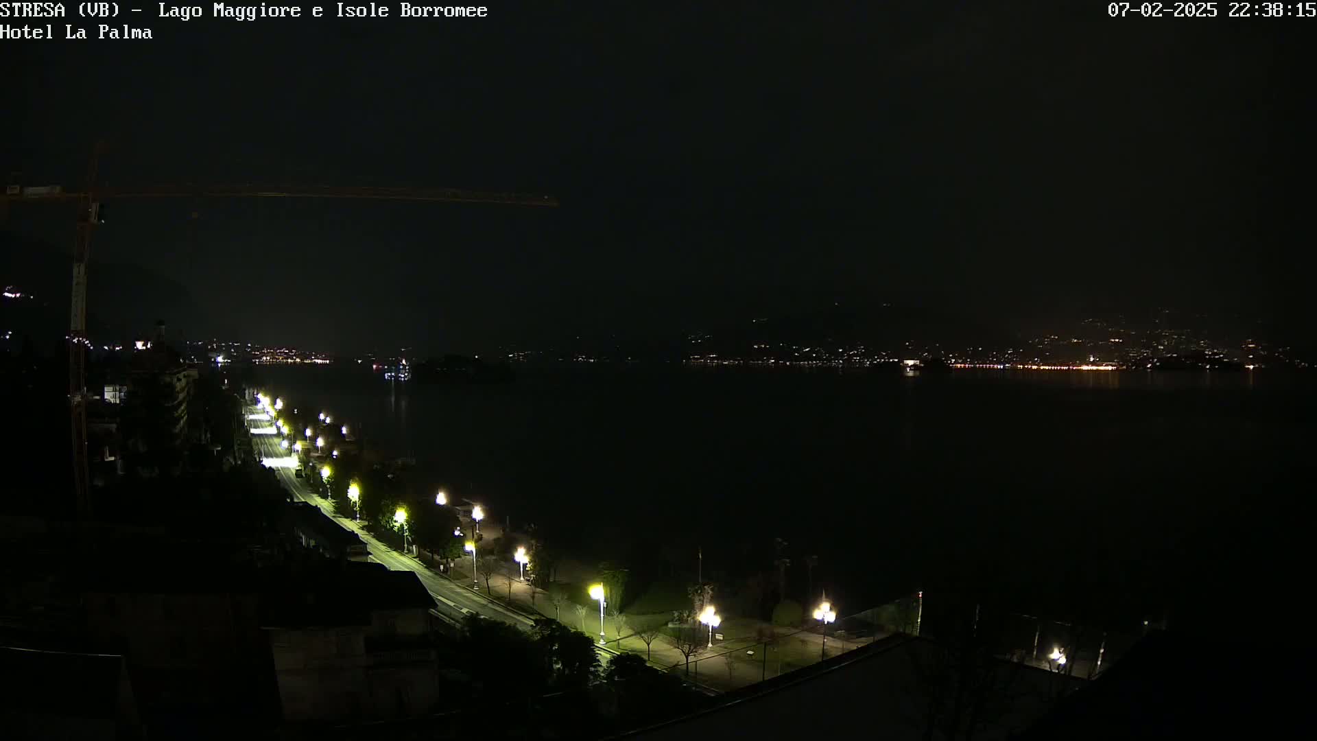 Stresa, Lake Maggiore & Borromean Islands Live Cam - Stresa, Piedmont, Italy