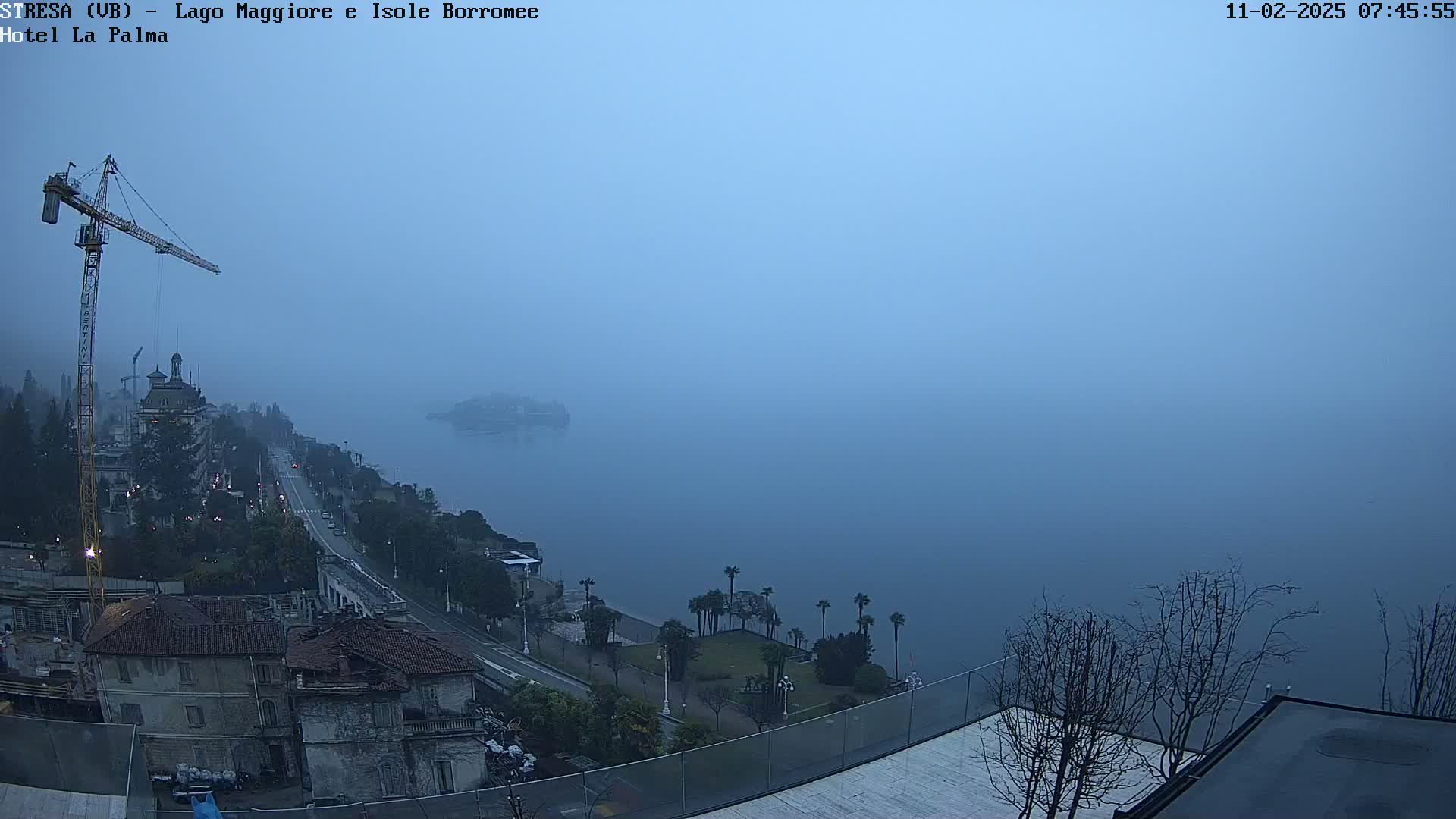 Stresa, Lake Maggiore & Borromean Islands Live Cam - Stresa, Piedmont, Italy