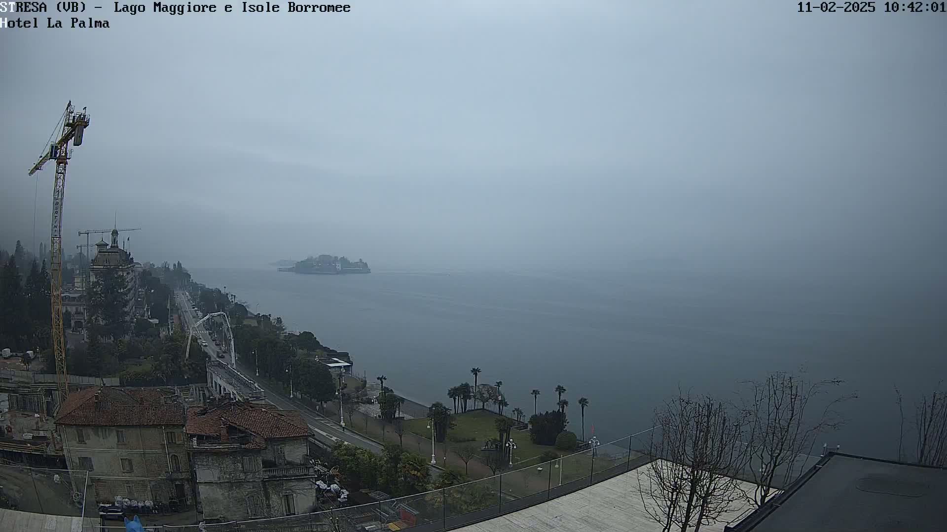 Stresa, Lake Maggiore & Borromean Islands Live Cam - Stresa, Piedmont, Italy