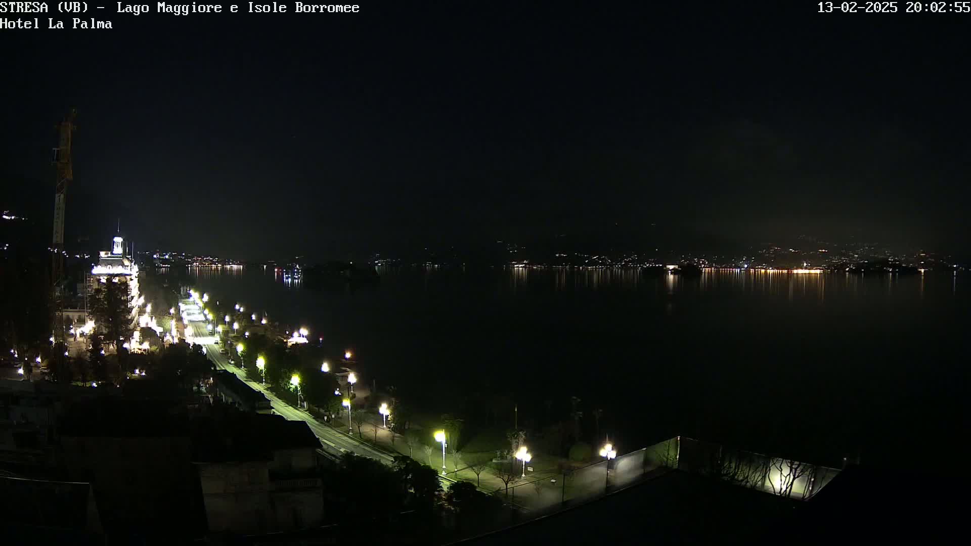 Stresa, Lake Maggiore & Borromean Islands Live Cam - Stresa, Piedmont, Italy