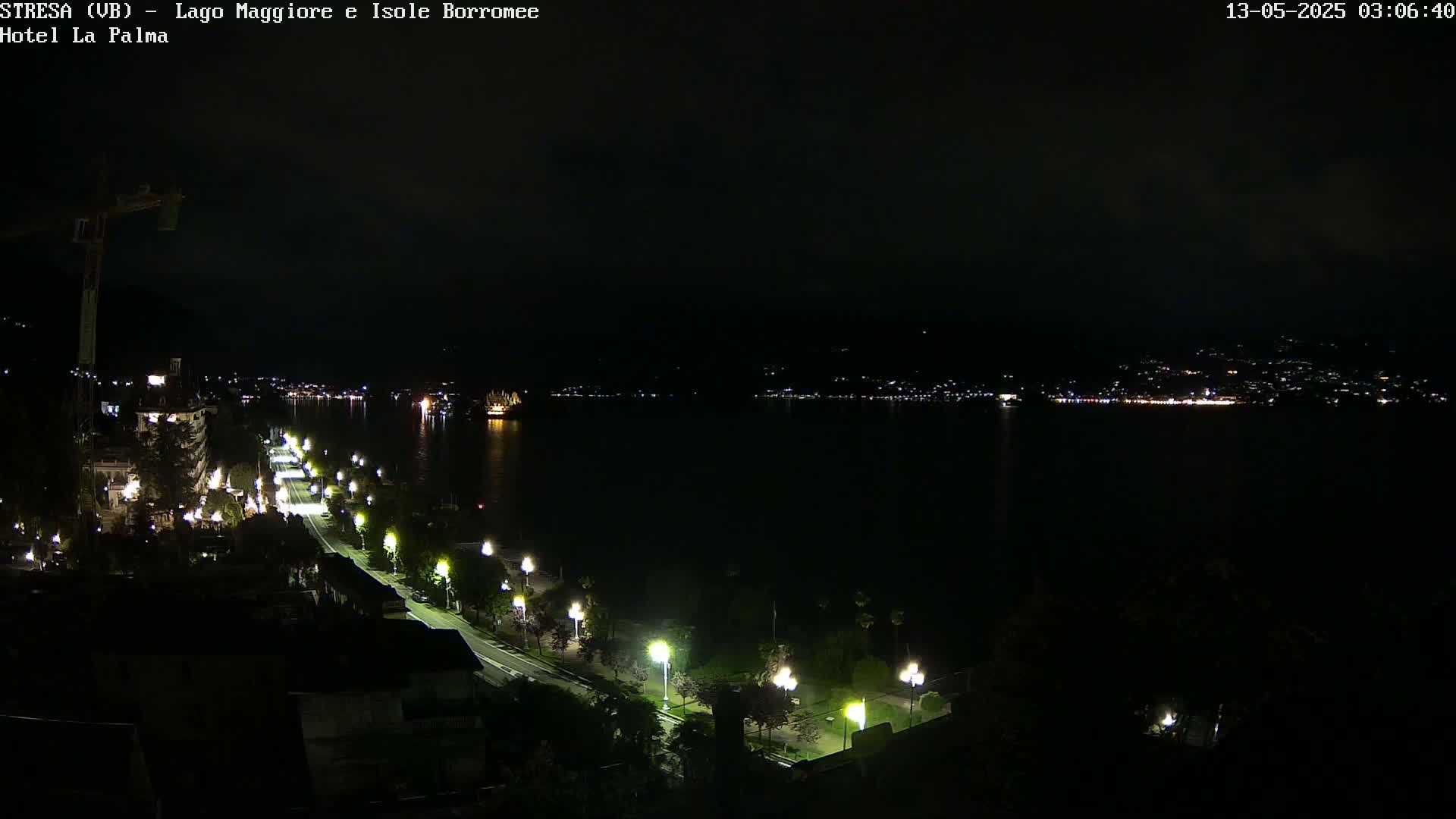 Stresa, Lake Maggiore & Borromean Islands Live Cam - Stresa, Piedmont, Italy