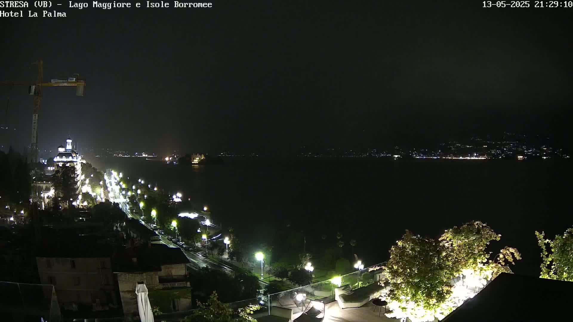 Stresa, Lake Maggiore & Borromean Islands Live Cam - Stresa, Piedmont, Italy