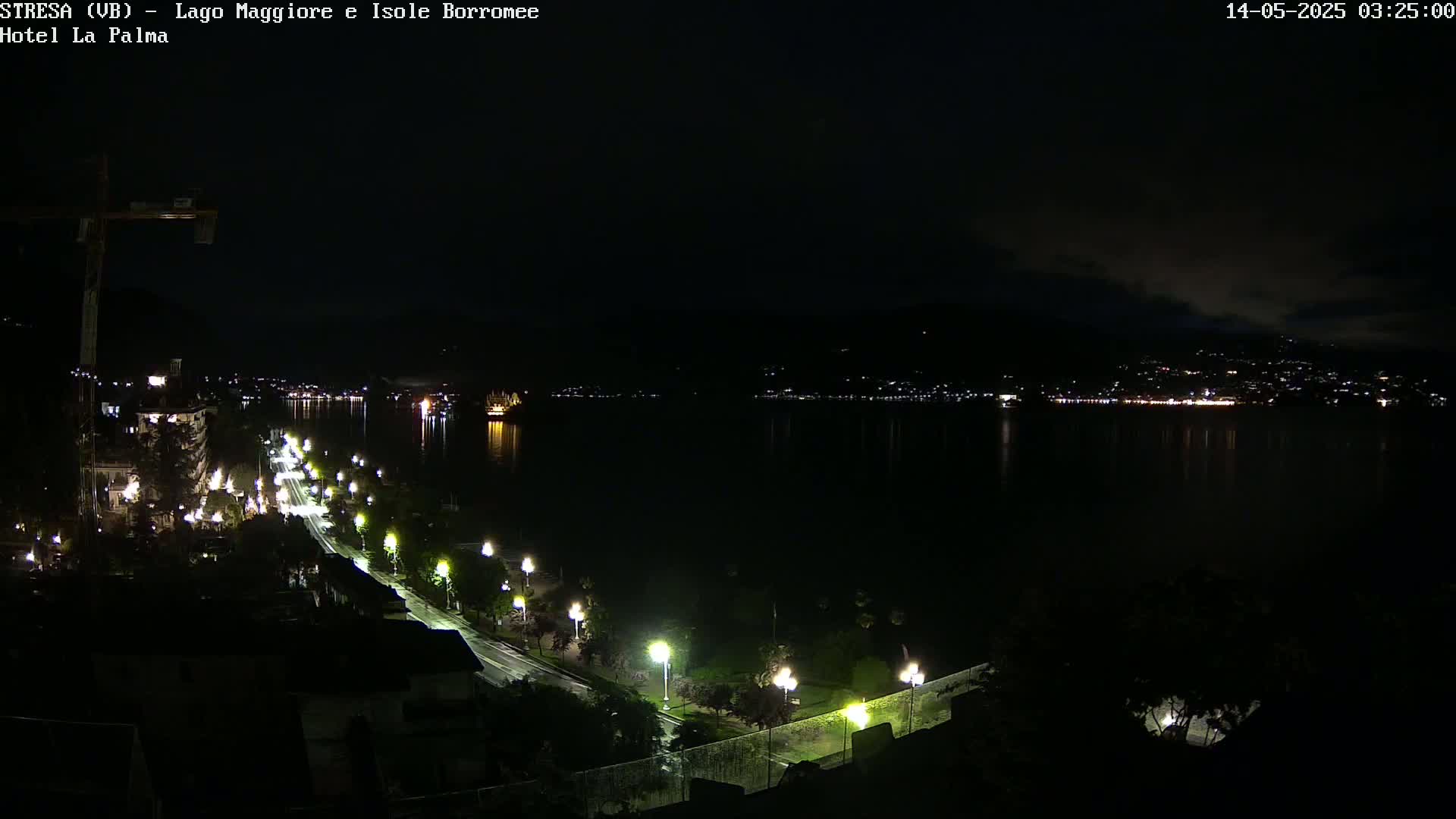 Stresa, Lake Maggiore & Borromean Islands Live Cam - Stresa, Piedmont, Italy