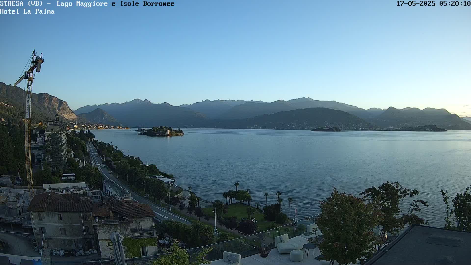 Stresa, Lake Maggiore & Borromean Islands Live Cam - Stresa, Piedmont, Italy