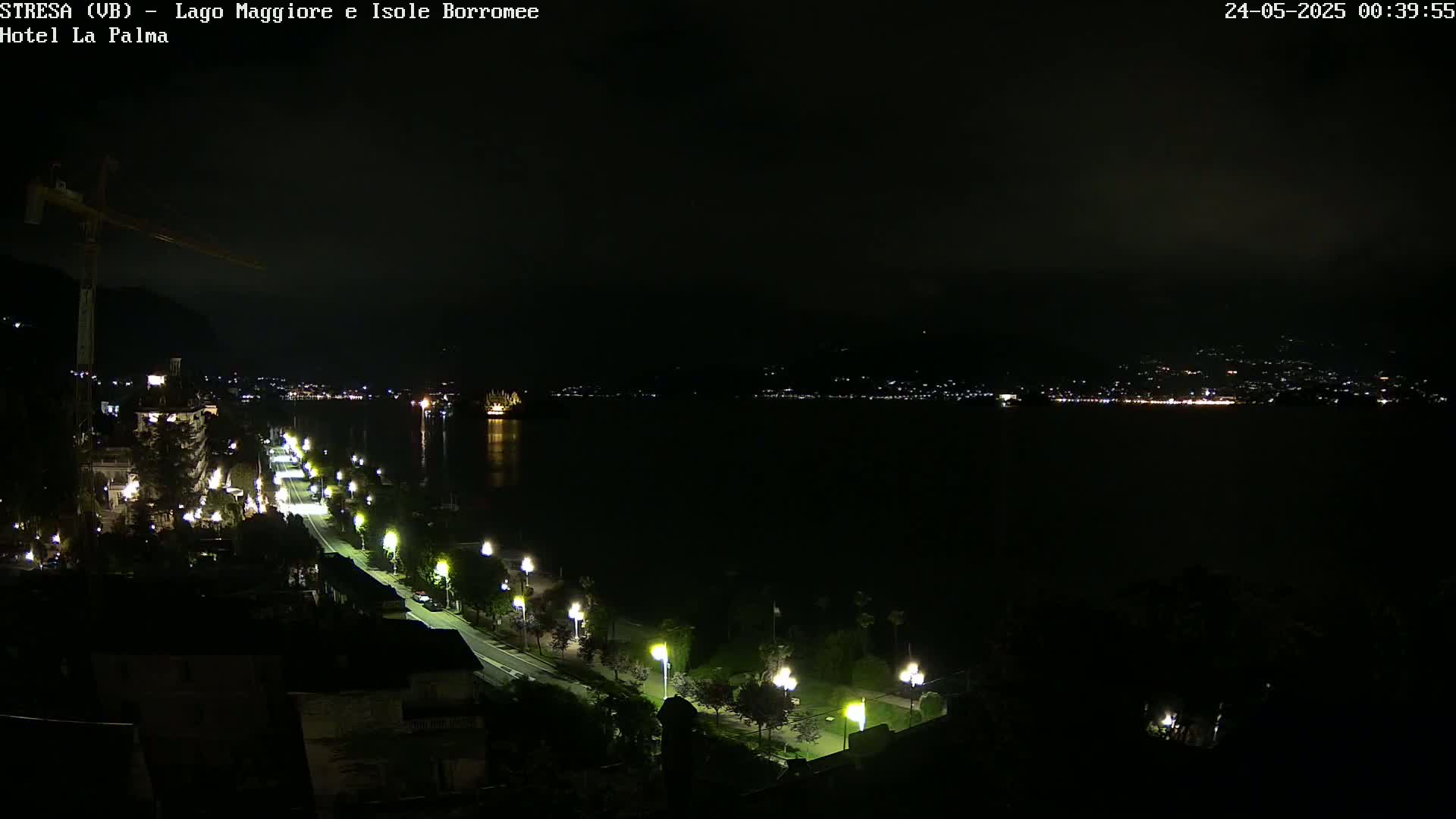 Stresa, Lake Maggiore & Borromean Islands Live Cam - Stresa, Piedmont, Italy