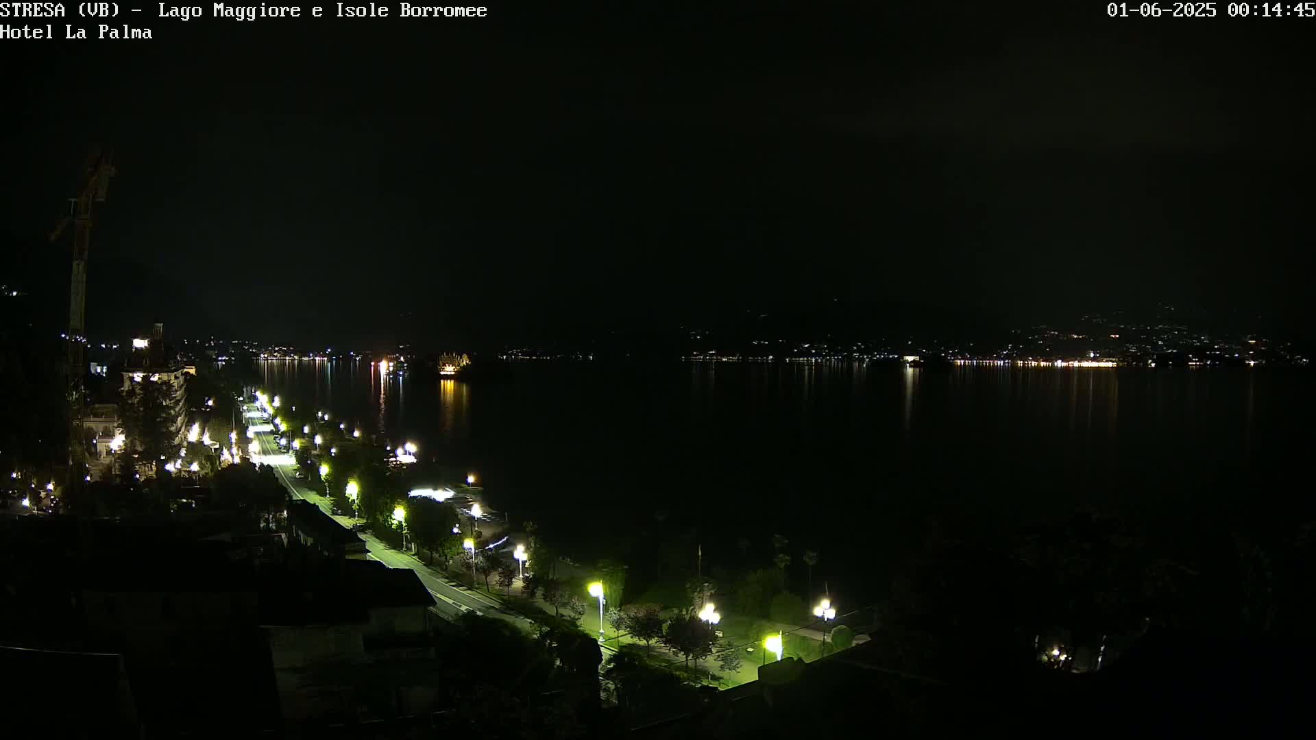 Stresa, Lake Maggiore & Borromean Islands Live Cam - Stresa, Piedmont, Italy