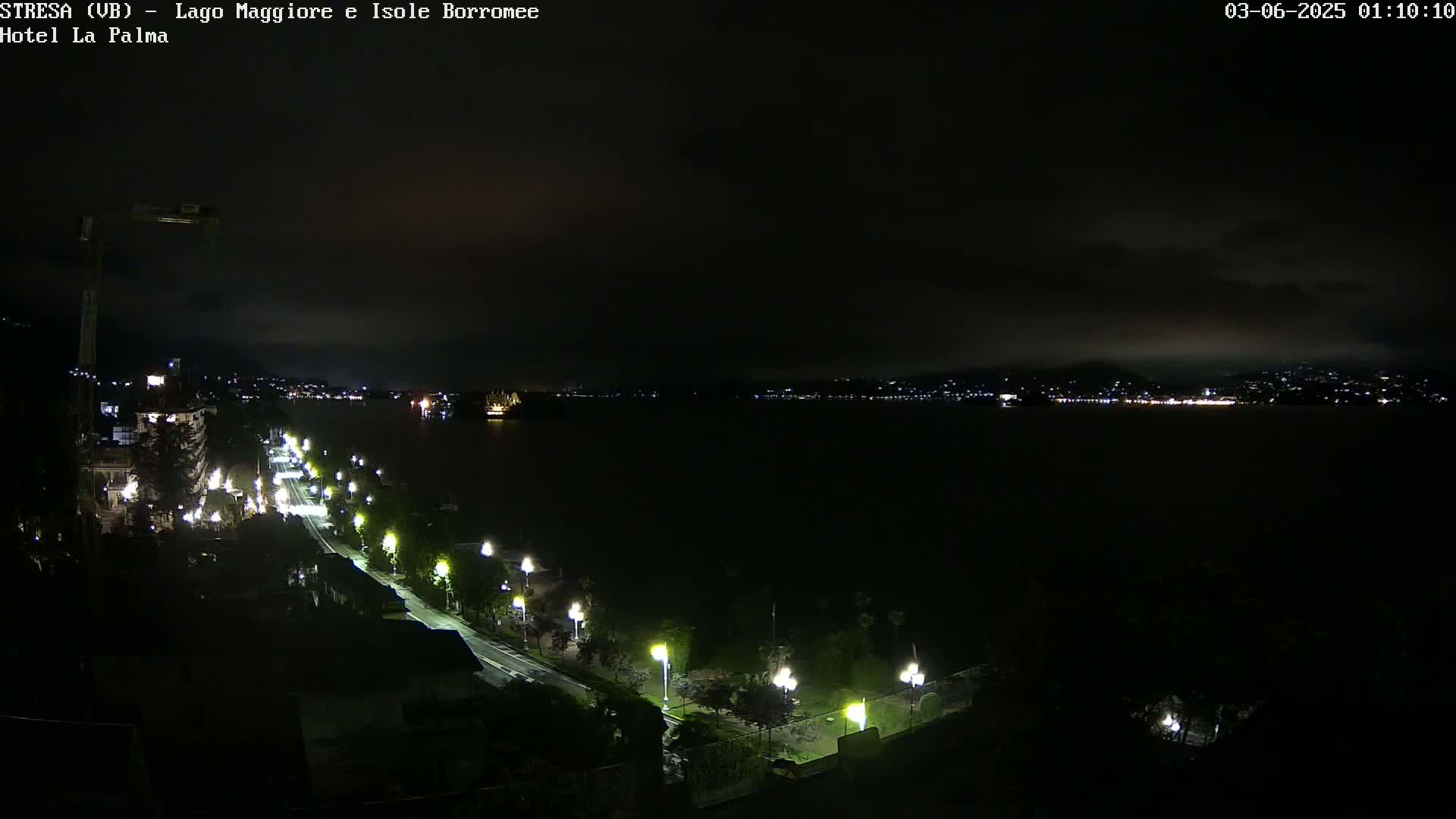 Stresa, Lake Maggiore & Borromean Islands Live Cam - Stresa, Piedmont, Italy