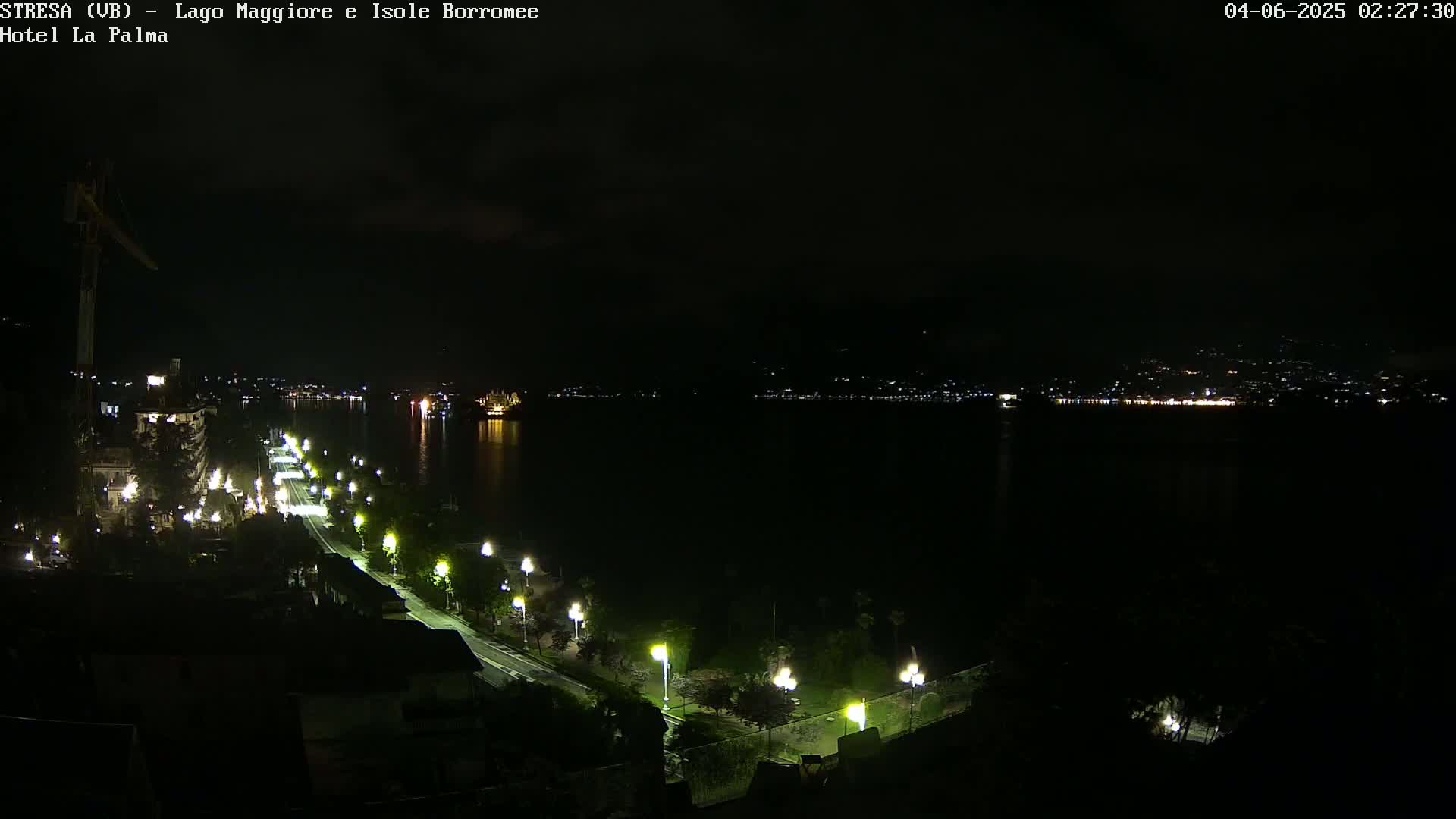 Stresa, Lake Maggiore & Borromean Islands Live Cam - Stresa, Piedmont, Italy