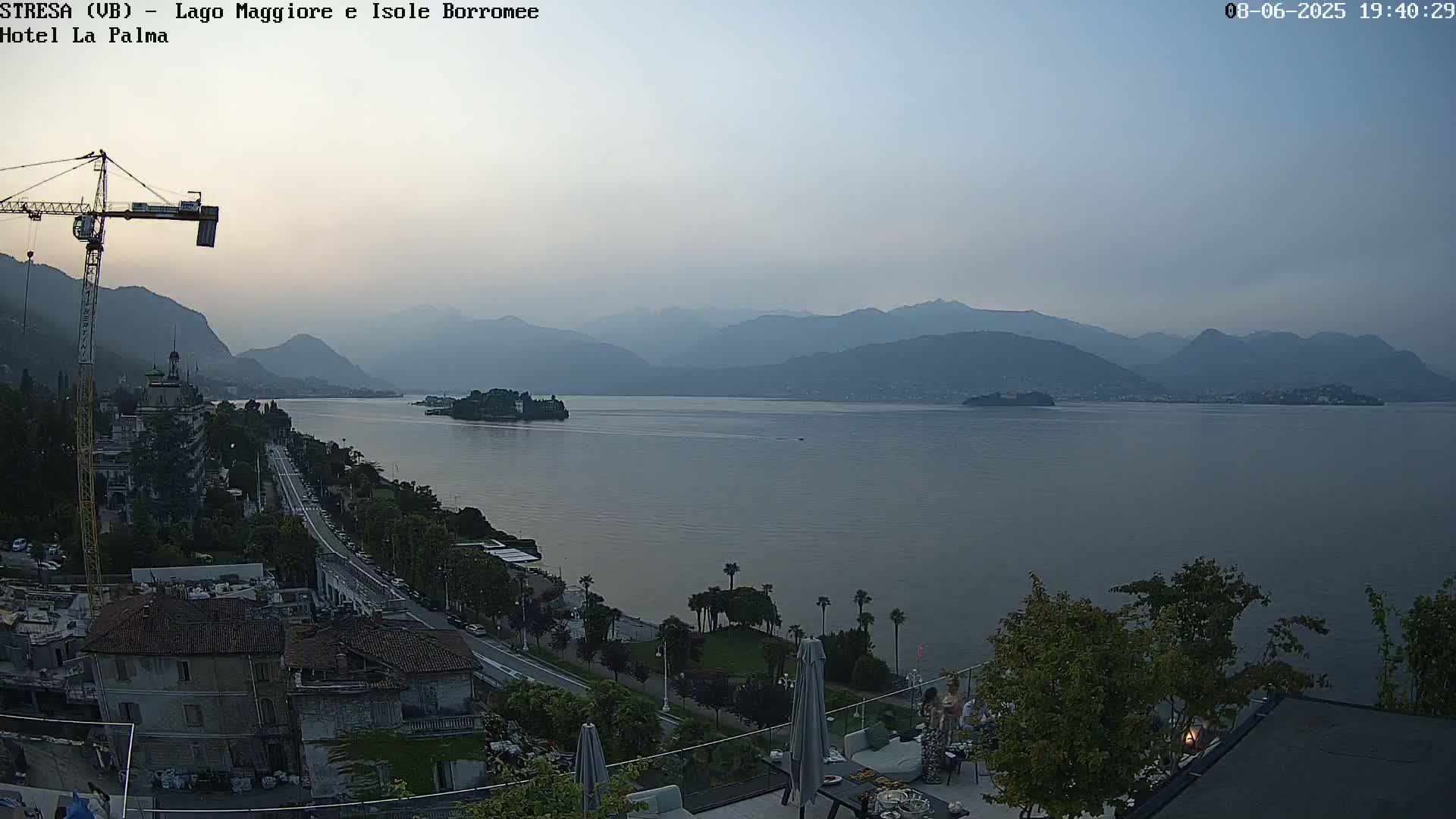 Stresa, Lake Maggiore & Borromean Islands Live Cam - Stresa, Piedmont, Italy