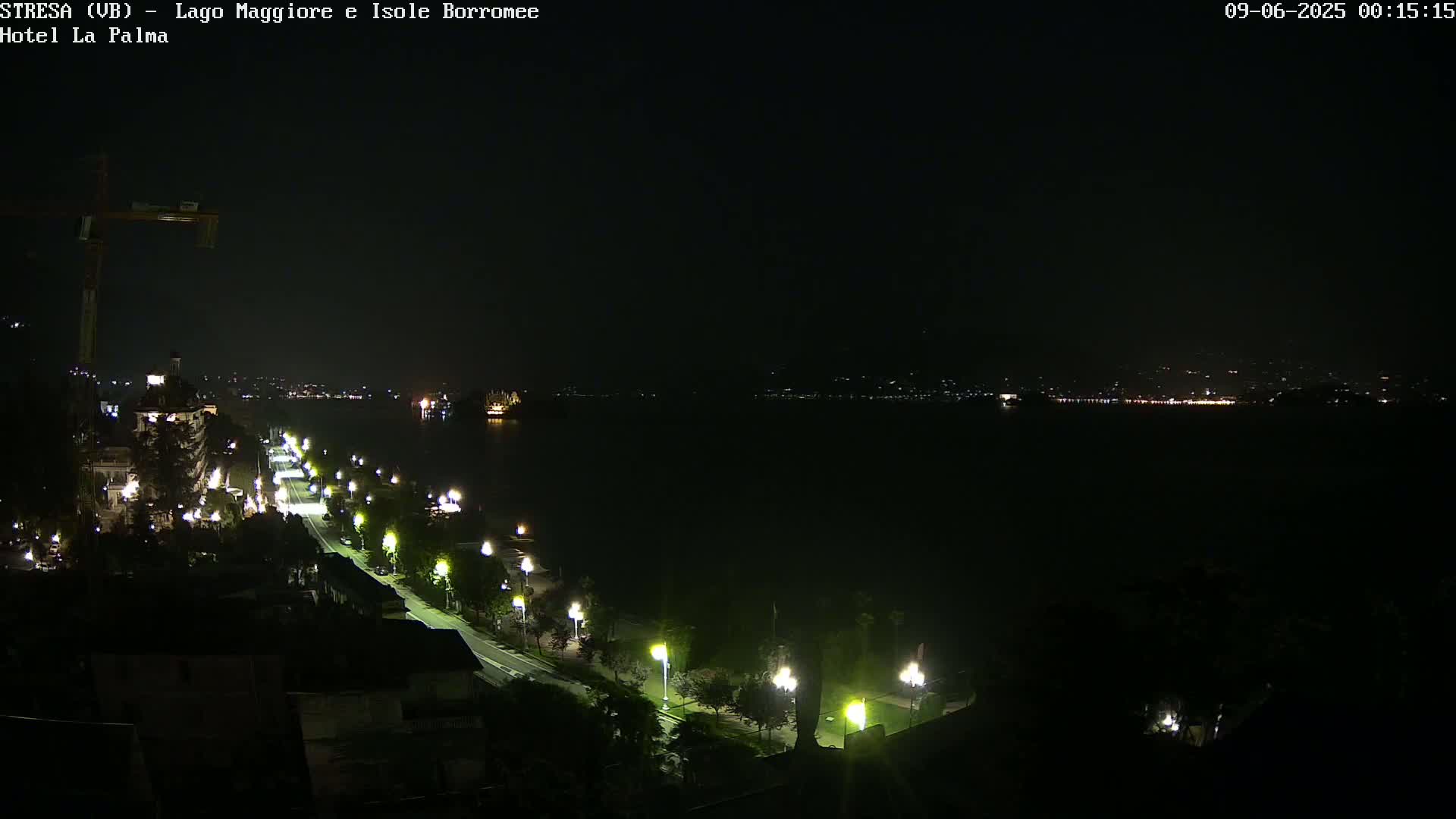 Stresa, Lake Maggiore & Borromean Islands Live Cam - Stresa, Piedmont, Italy