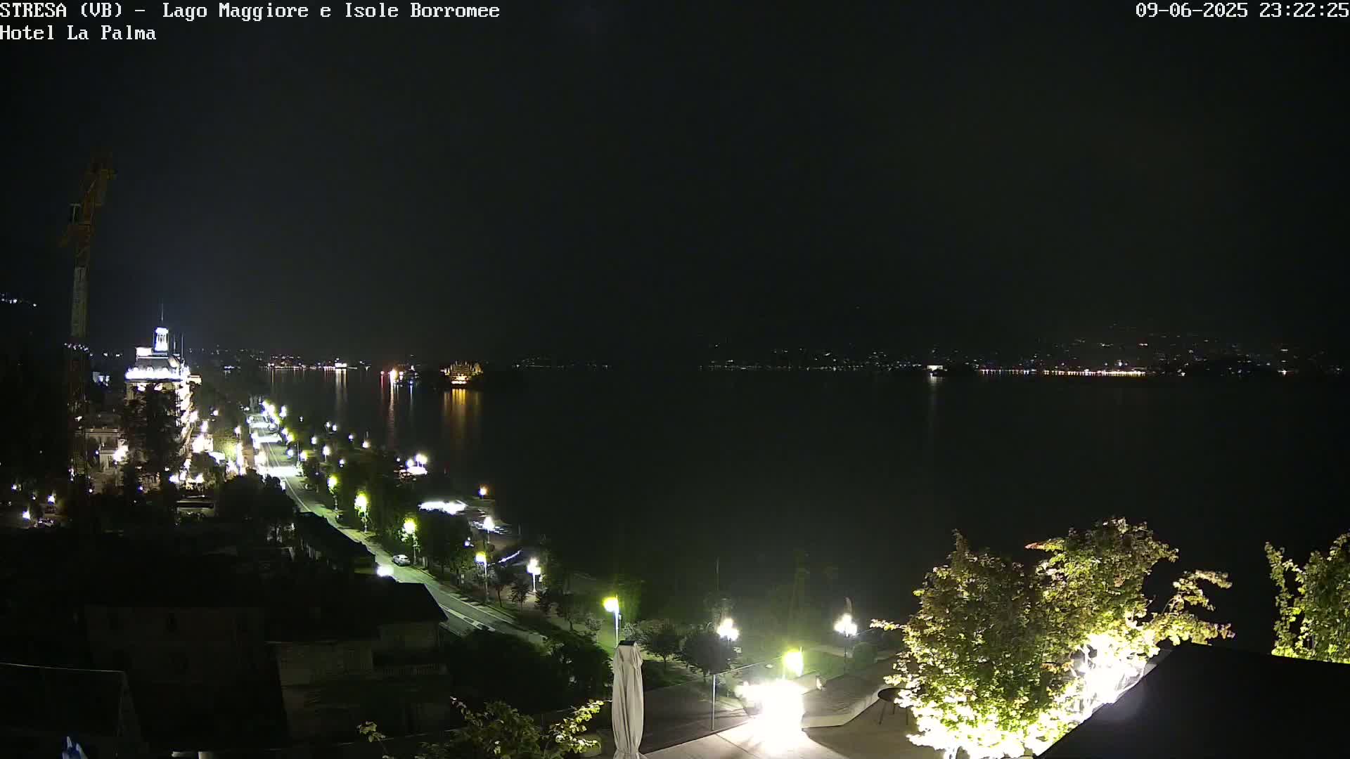 Stresa, Lake Maggiore & Borromean Islands Live Cam - Stresa, Piedmont, Italy