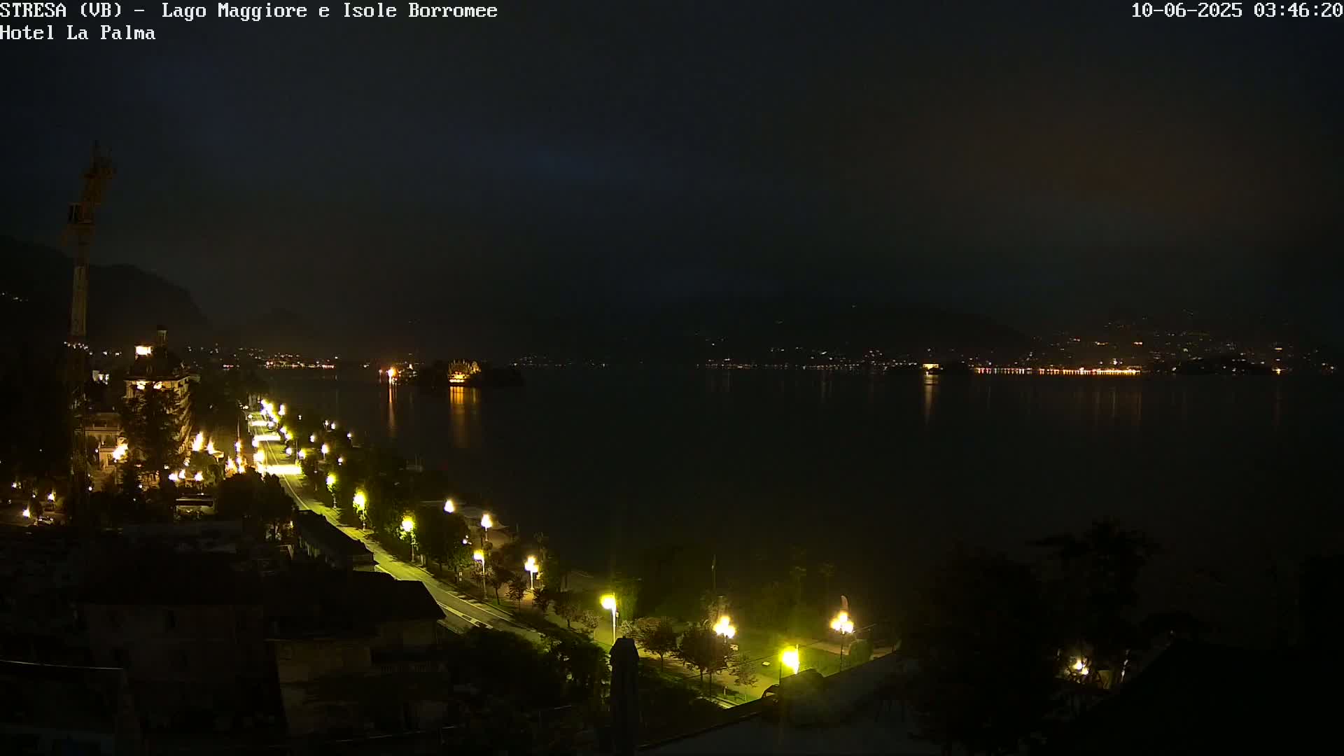 Stresa, Lake Maggiore & Borromean Islands Live Cam - Stresa, Piedmont, Italy