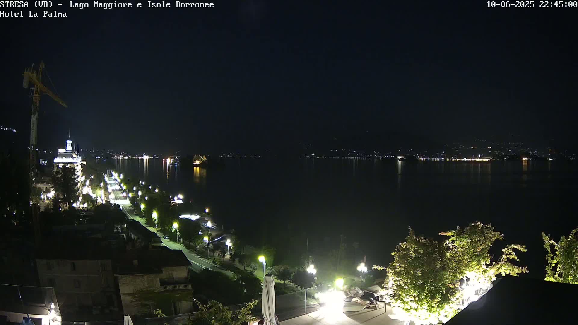 Stresa, Lake Maggiore & Borromean Islands Live Cam - Stresa, Piedmont, Italy