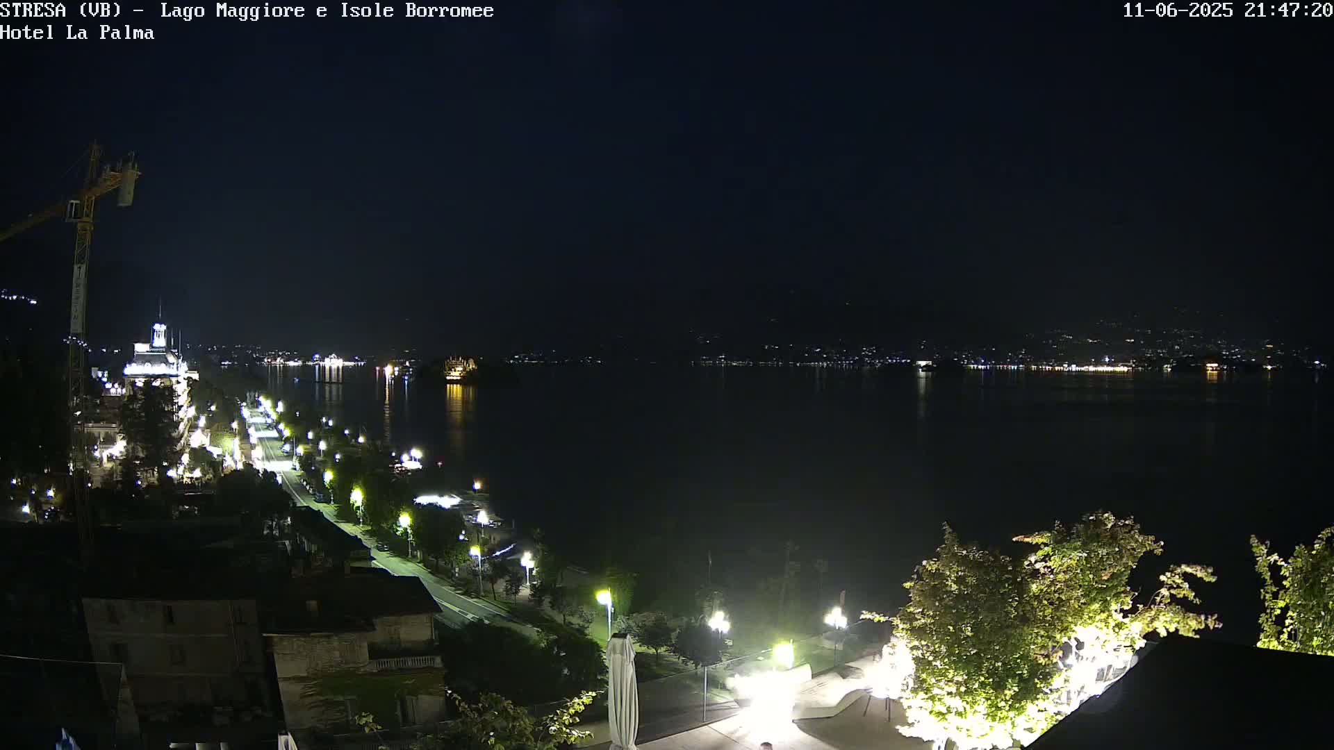 Stresa, Lake Maggiore & Borromean Islands Live Cam - Stresa, Piedmont, Italy