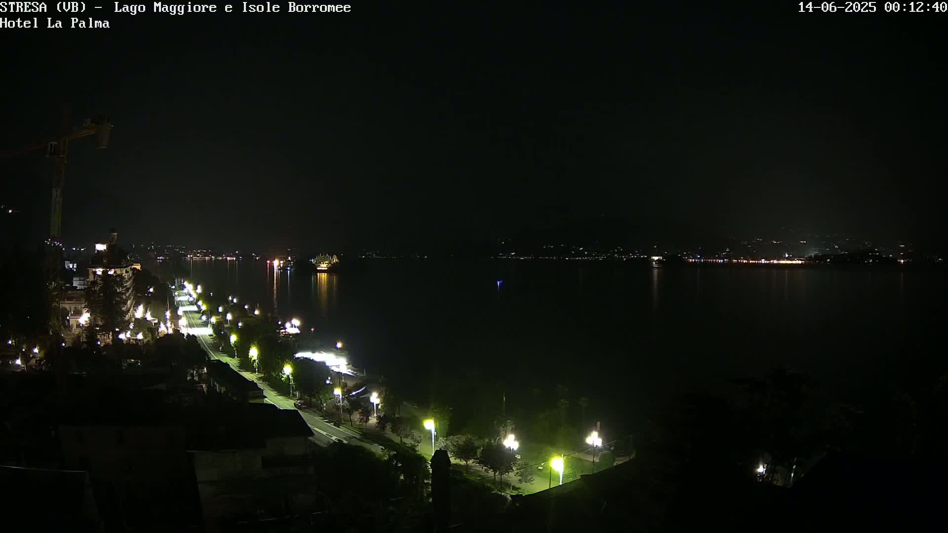 Stresa, Lake Maggiore & Borromean Islands Live Cam - Stresa, Piedmont, Italy