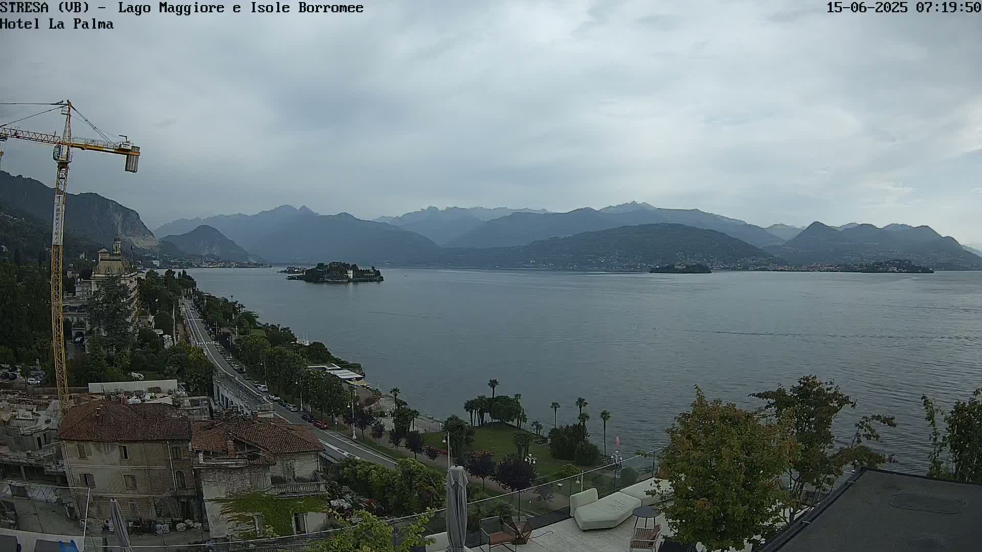 Stresa, Lake Maggiore & Borromean Islands Live Cam - Stresa, Piedmont, Italy
