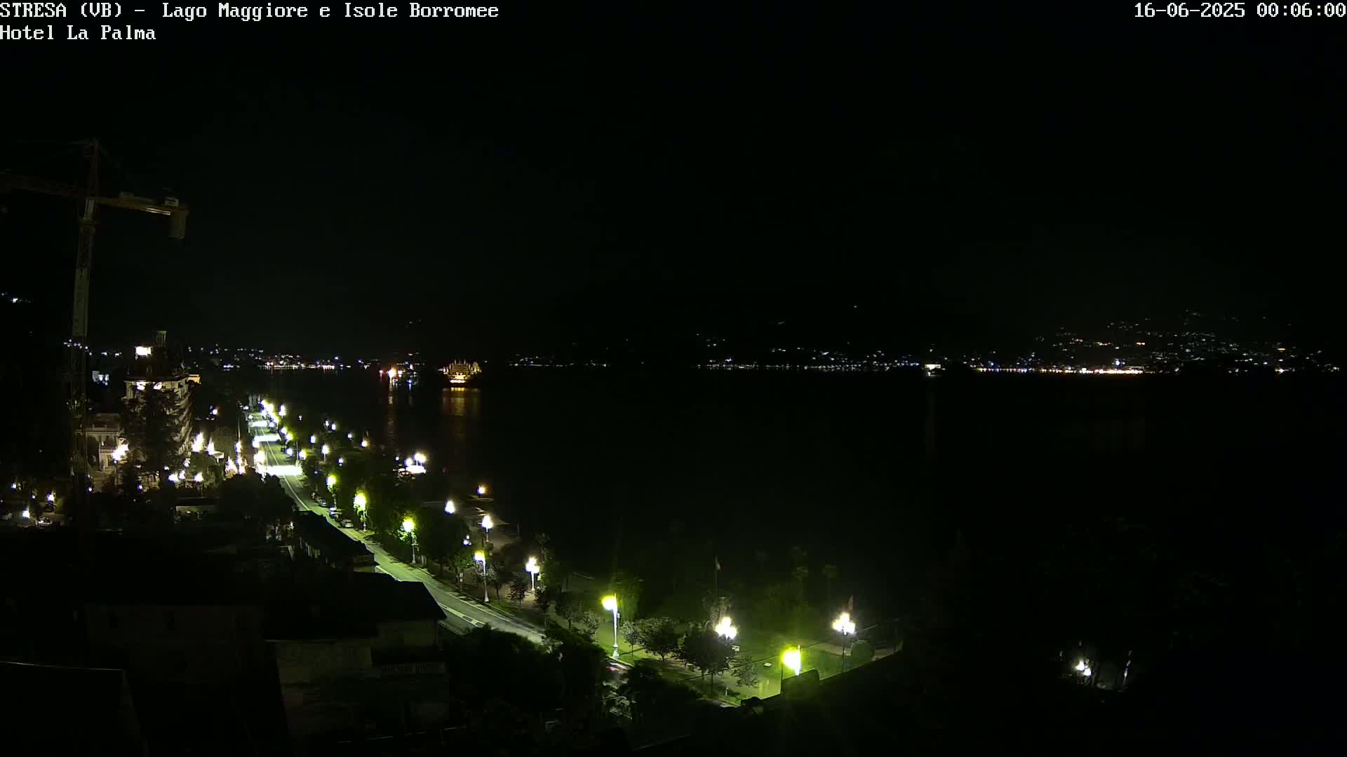 Stresa, Lake Maggiore & Borromean Islands Live Cam - Stresa, Piedmont, Italy