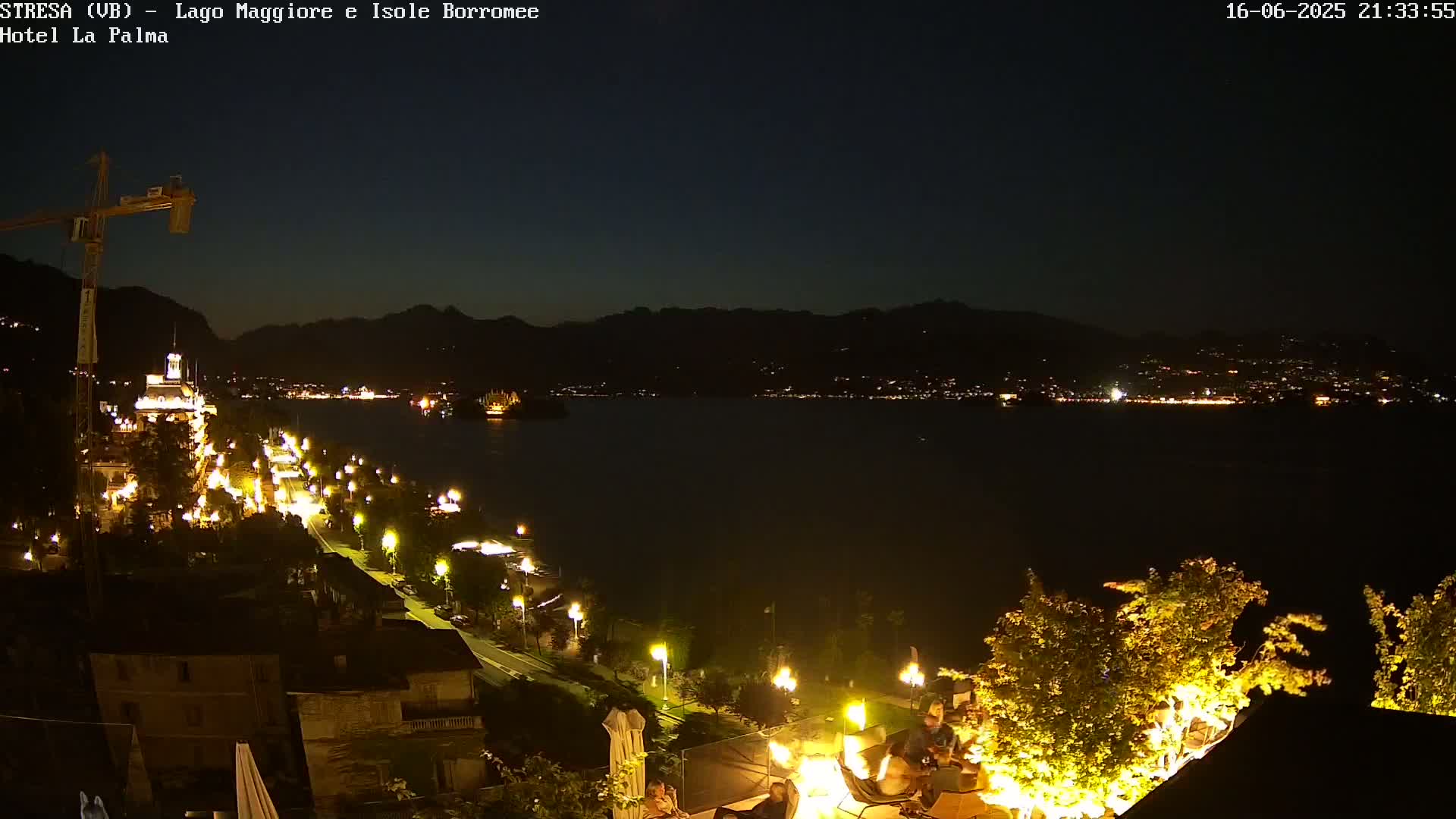 Stresa, Lake Maggiore & Borromean Islands Live Cam - Stresa, Piedmont, Italy
