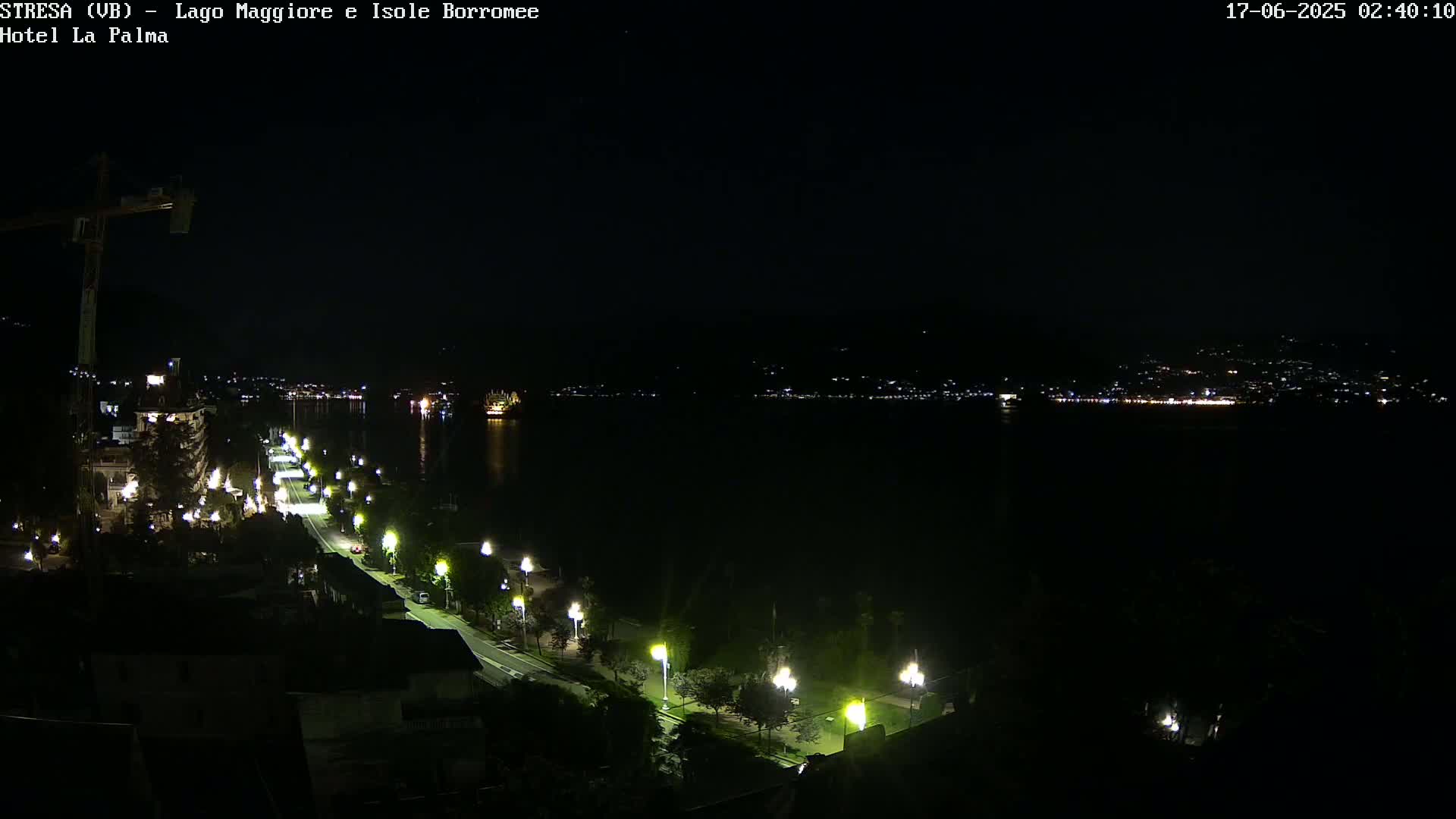Stresa, Lake Maggiore & Borromean Islands Live Cam - Stresa, Piedmont, Italy