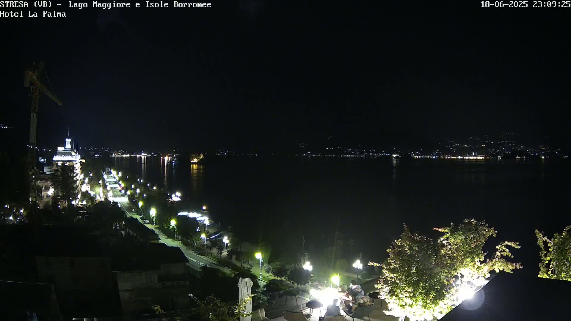 Stresa, Lake Maggiore & Borromean Islands Live Cam - Stresa, Piedmont, Italy