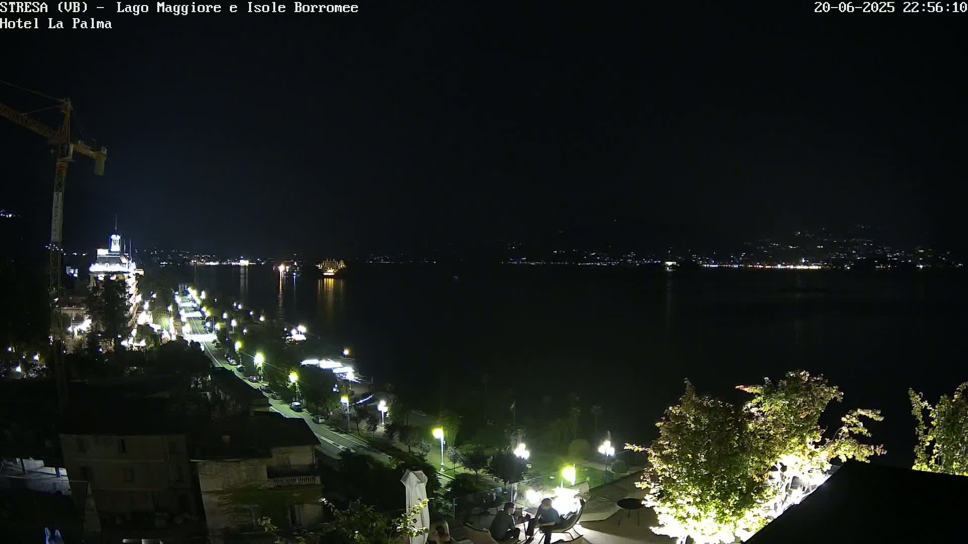 Stresa, Lake Maggiore & Borromean Islands Live Cam - Stresa, Piedmont, Italy