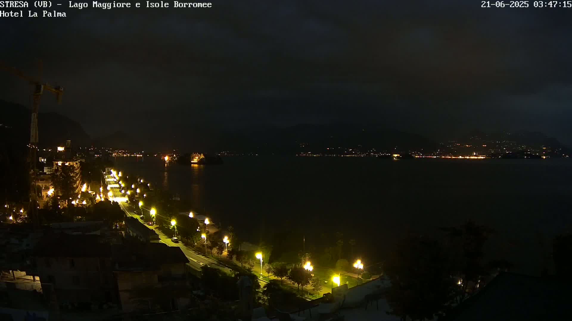 Stresa, Lake Maggiore & Borromean Islands Live Cam - Stresa, Piedmont, Italy
