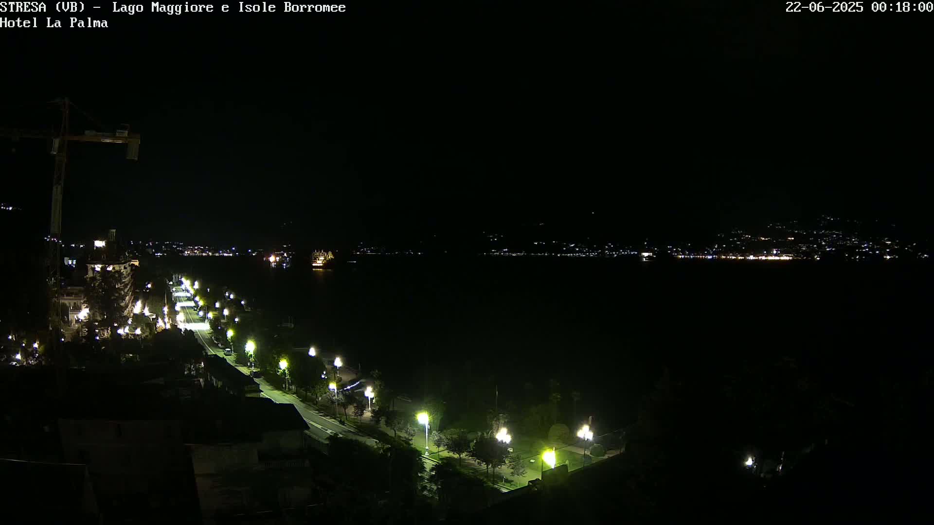 Stresa, Lake Maggiore & Borromean Islands Live Cam - Stresa, Piedmont, Italy