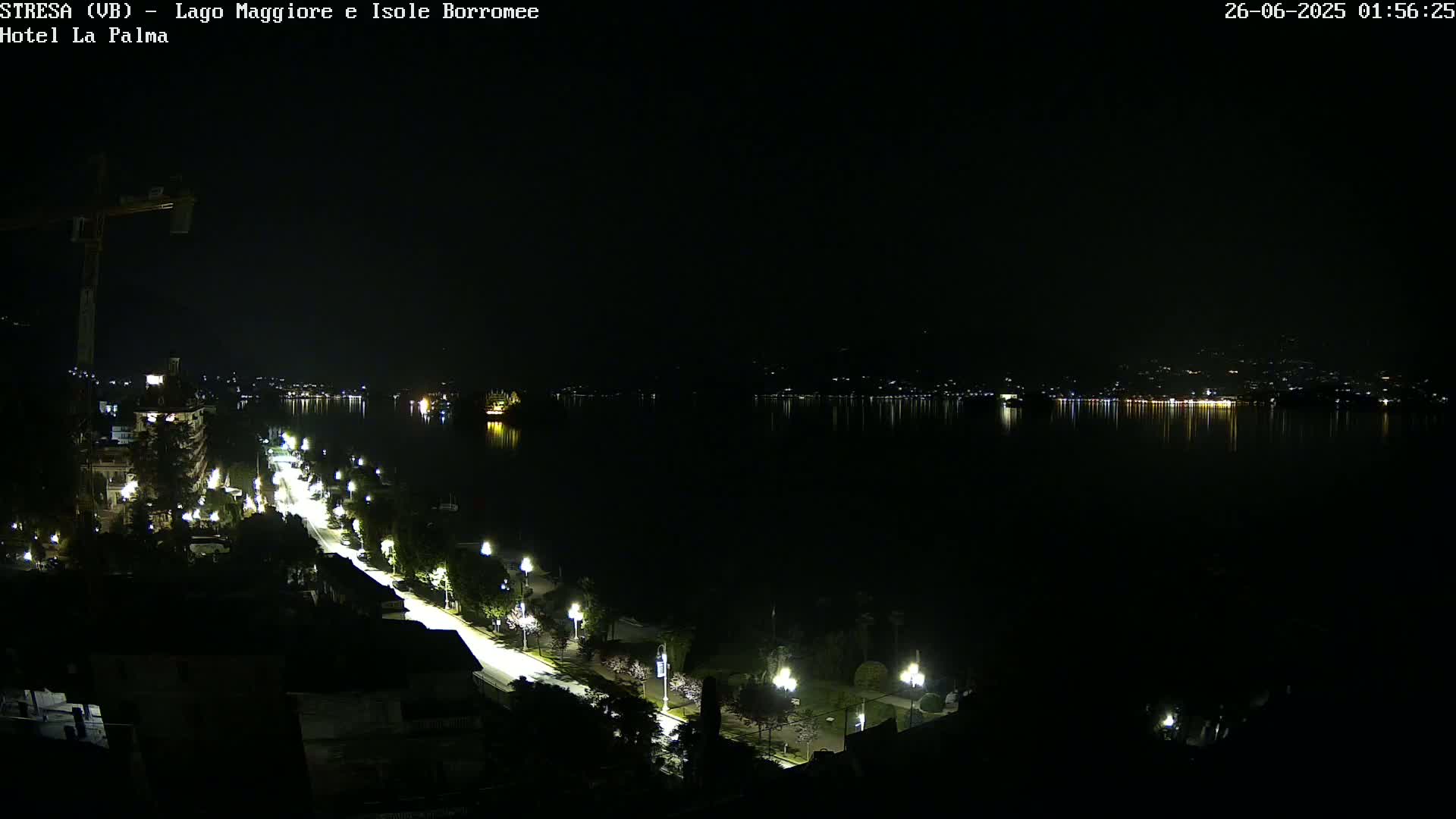 Stresa, Lake Maggiore & Borromean Islands Live Cam - Stresa, Piedmont, Italy