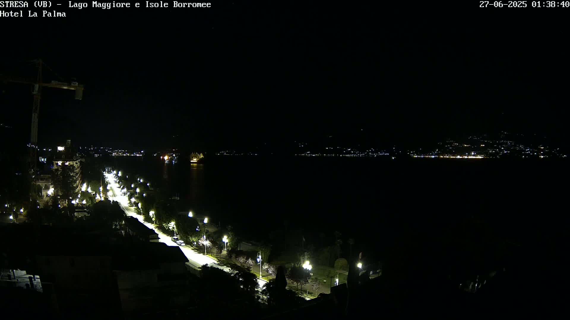 Stresa, Lake Maggiore & Borromean Islands Live Cam - Stresa, Piedmont, Italy