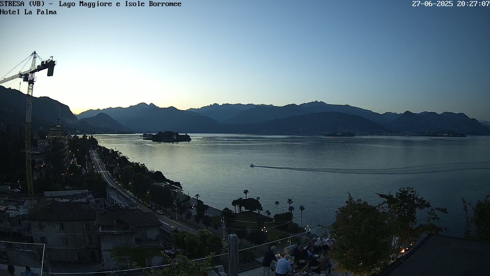 Stresa, Lake Maggiore & Borromean Islands Live Cam - Stresa, Piedmont, Italy