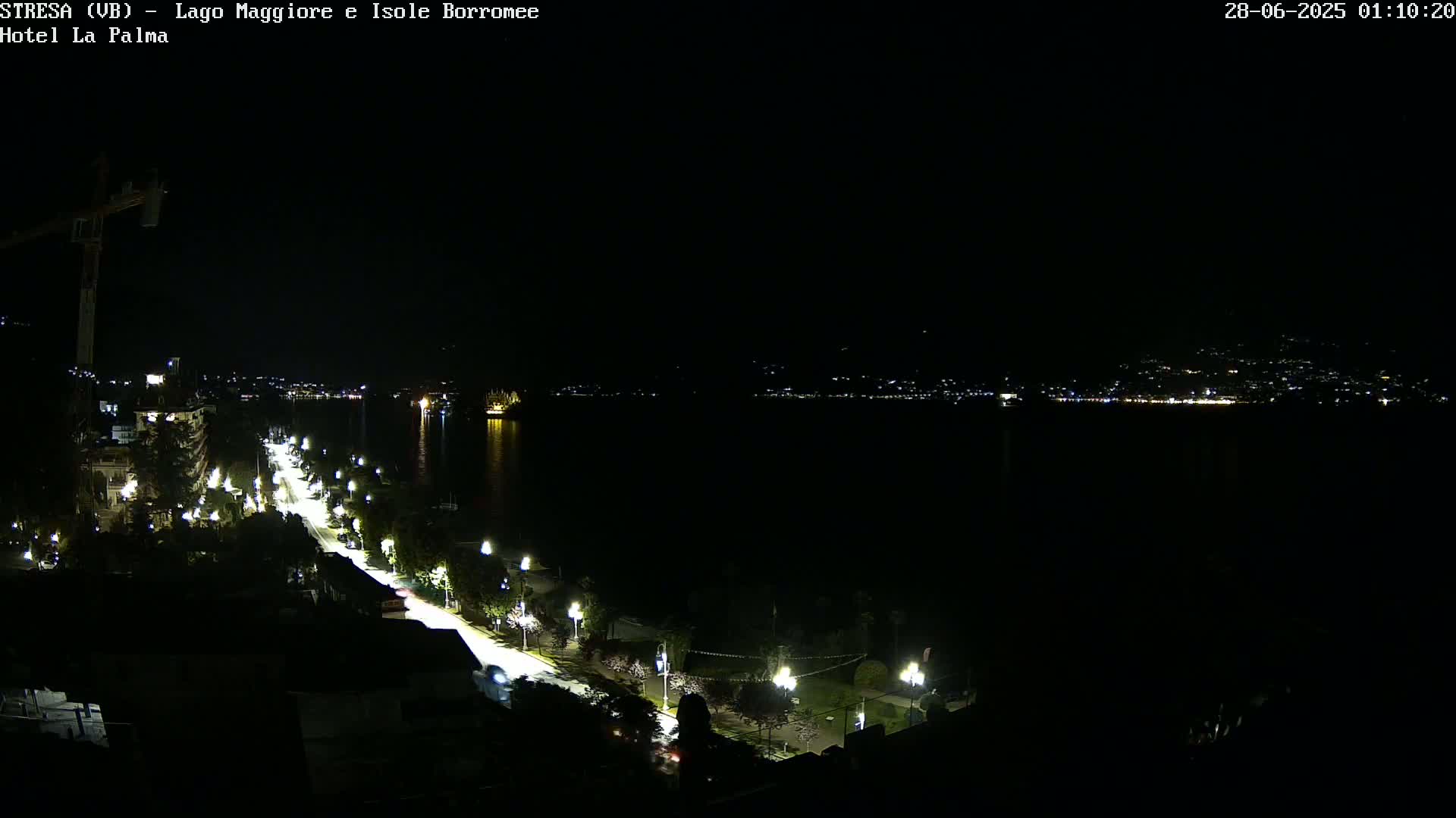 Stresa, Lake Maggiore & Borromean Islands Live Cam - Stresa, Piedmont, Italy