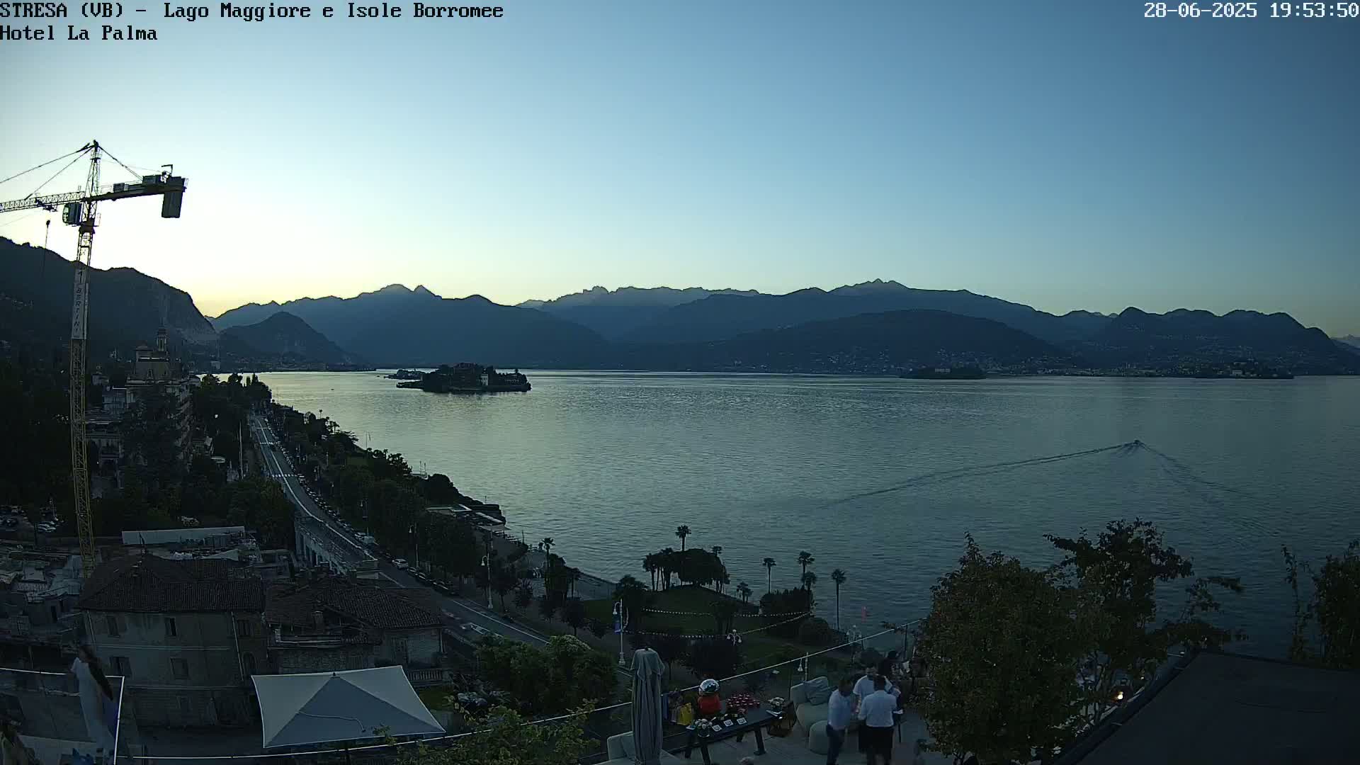 Stresa, Lake Maggiore & Borromean Islands Live Cam - Stresa, Piedmont, Italy