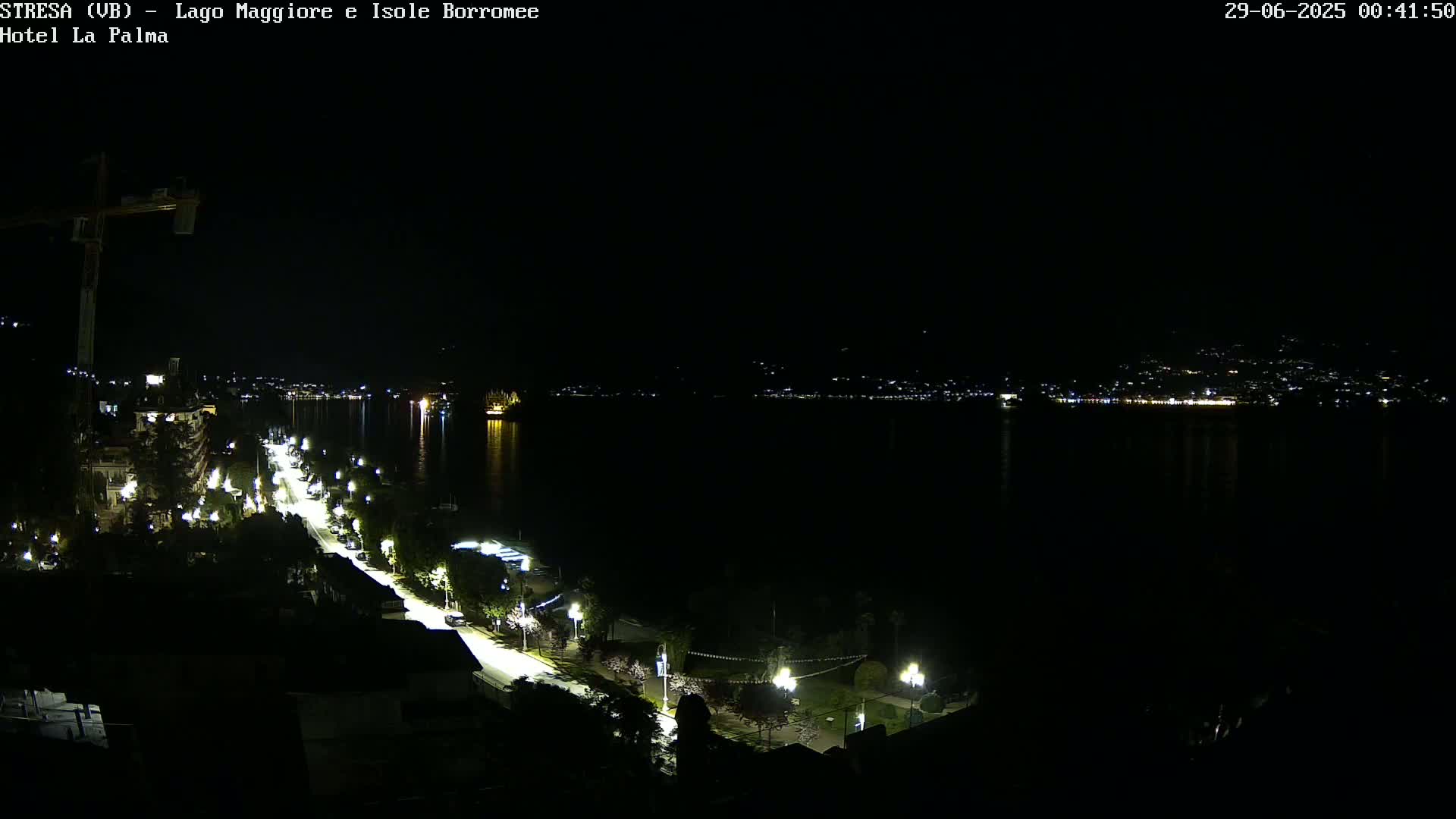 Stresa, Lake Maggiore & Borromean Islands Live Cam - Stresa, Piedmont, Italy