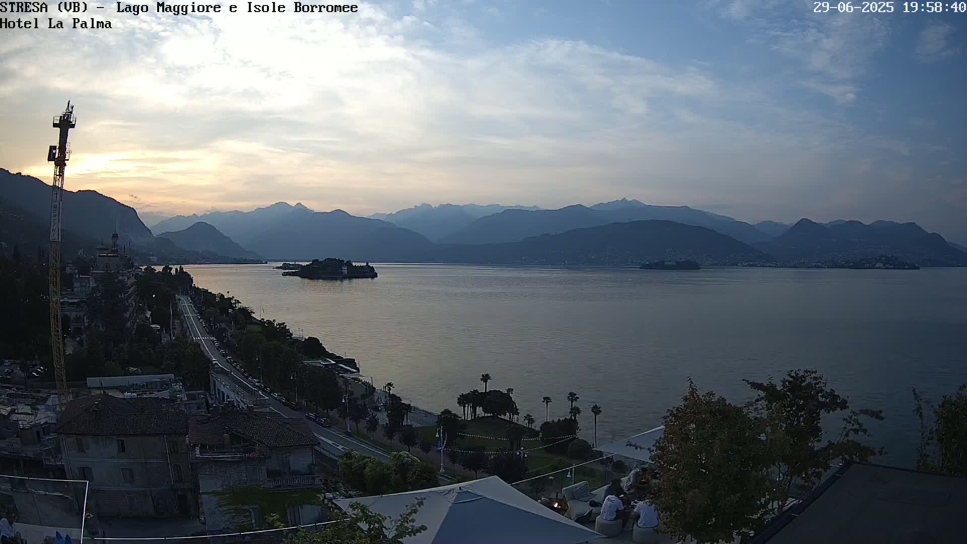 Stresa, Lake Maggiore & Borromean Islands Live Cam - Stresa, Piedmont, Italy