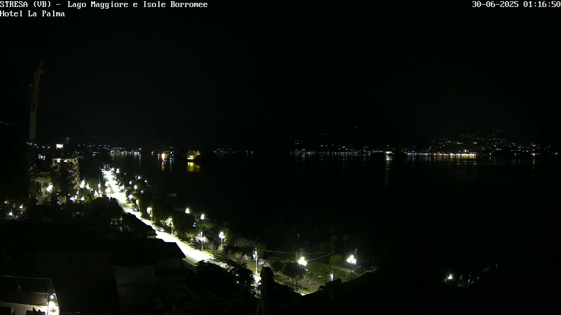 Stresa, Lake Maggiore & Borromean Islands Live Cam - Stresa, Piedmont, Italy