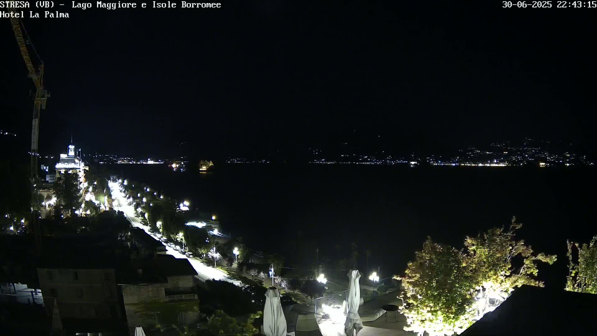 Stresa, Lake Maggiore & Borromean Islands Live Cam - Stresa, Piedmont, Italy