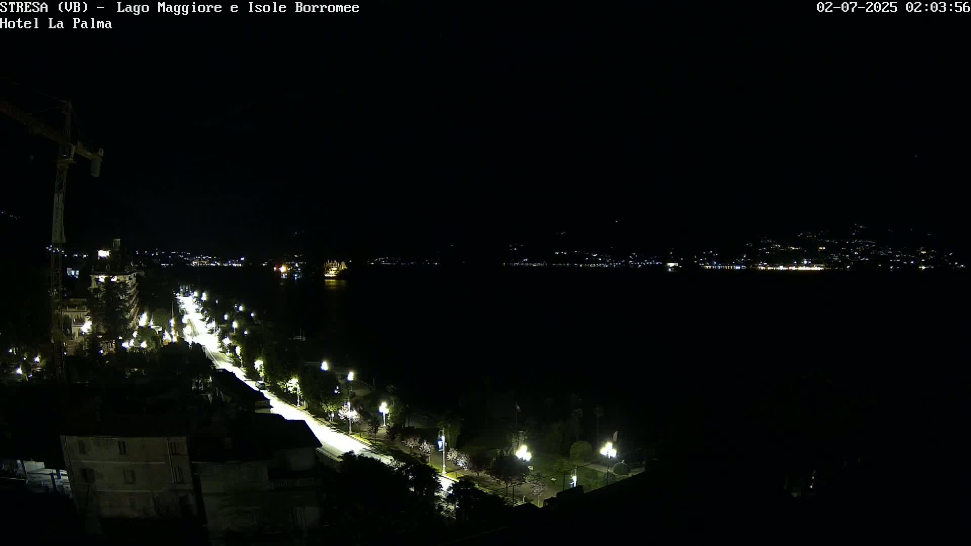 Stresa, Lake Maggiore & Borromean Islands Live Cam - Stresa, Piedmont, Italy