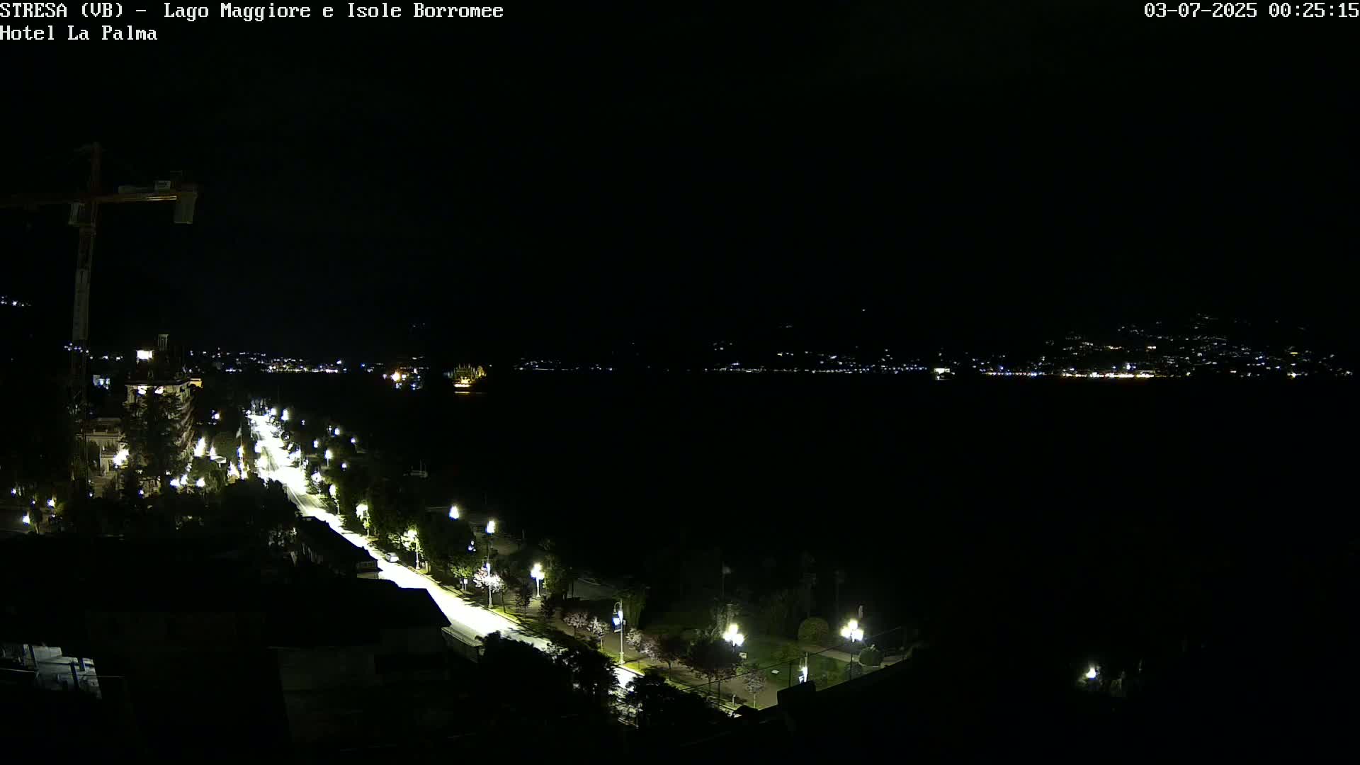 Stresa, Lake Maggiore & Borromean Islands Live Cam - Stresa, Piedmont, Italy