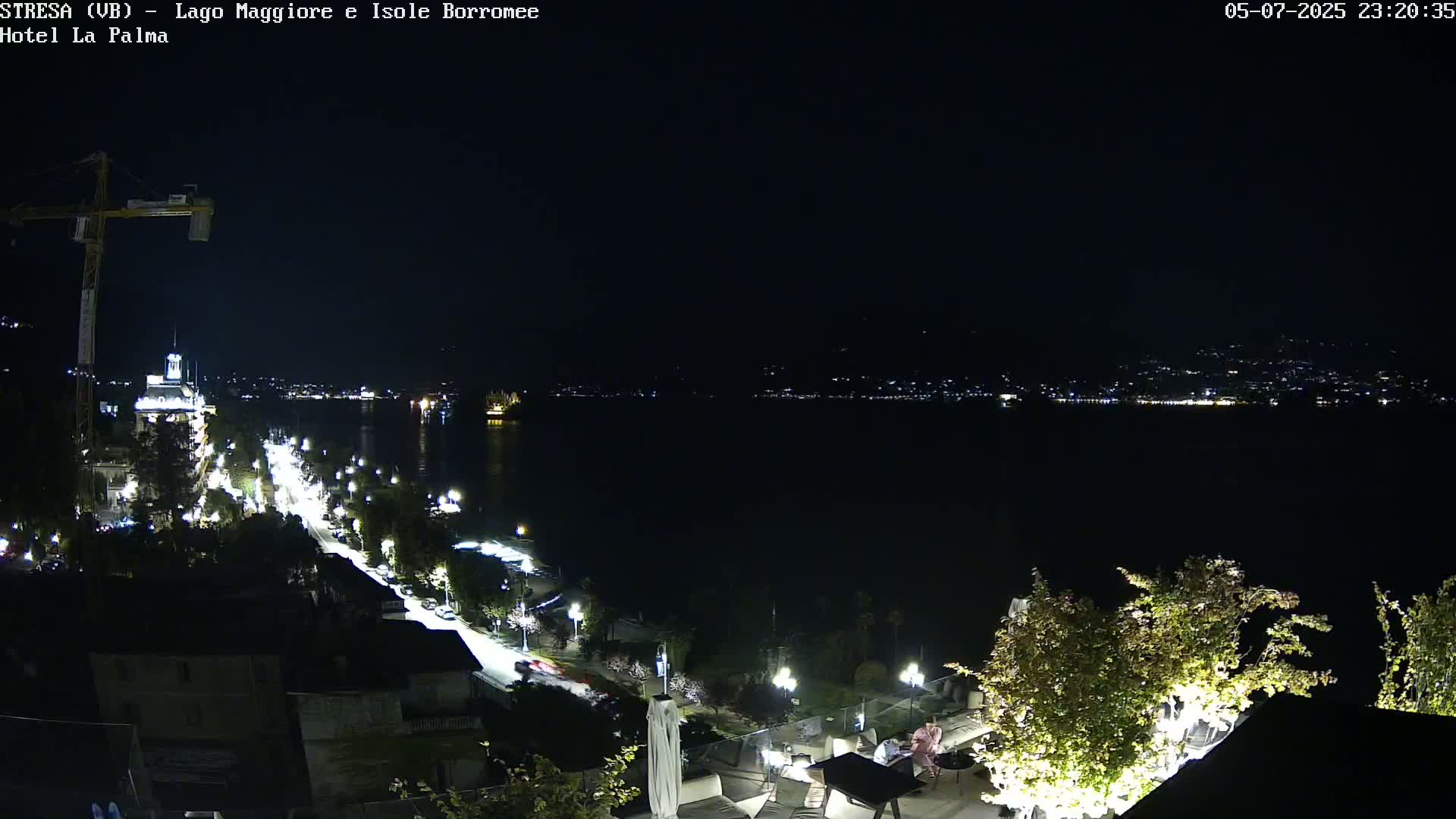 Stresa, Lake Maggiore & Borromean Islands Live Cam - Stresa, Piedmont, Italy