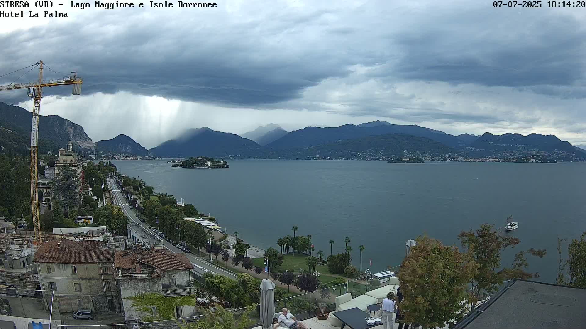 Stresa, Lake Maggiore & Borromean Islands Live Cam - Stresa, Piedmont, Italy